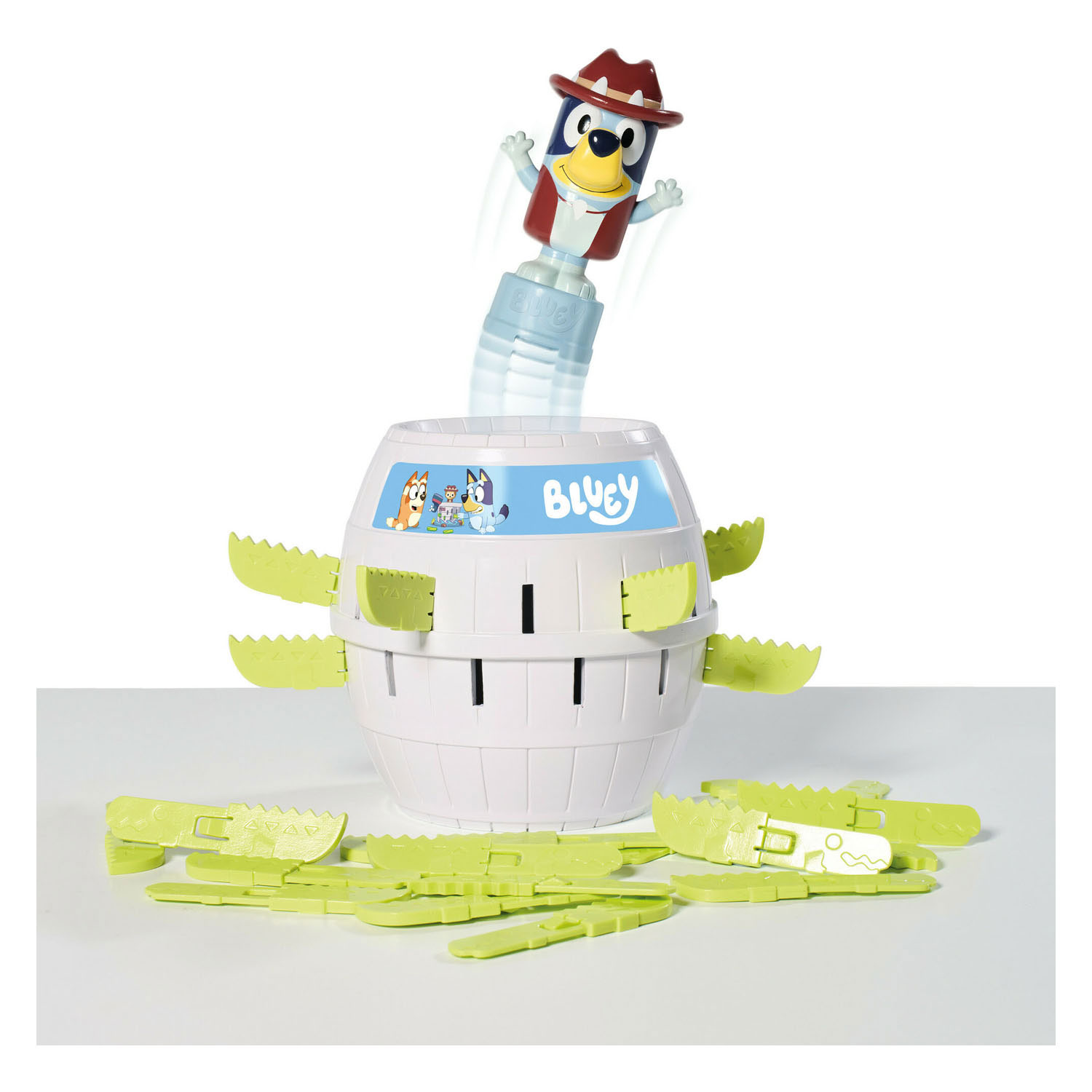 Tomy Pop Up Bluey dans le Ton Kinderspel