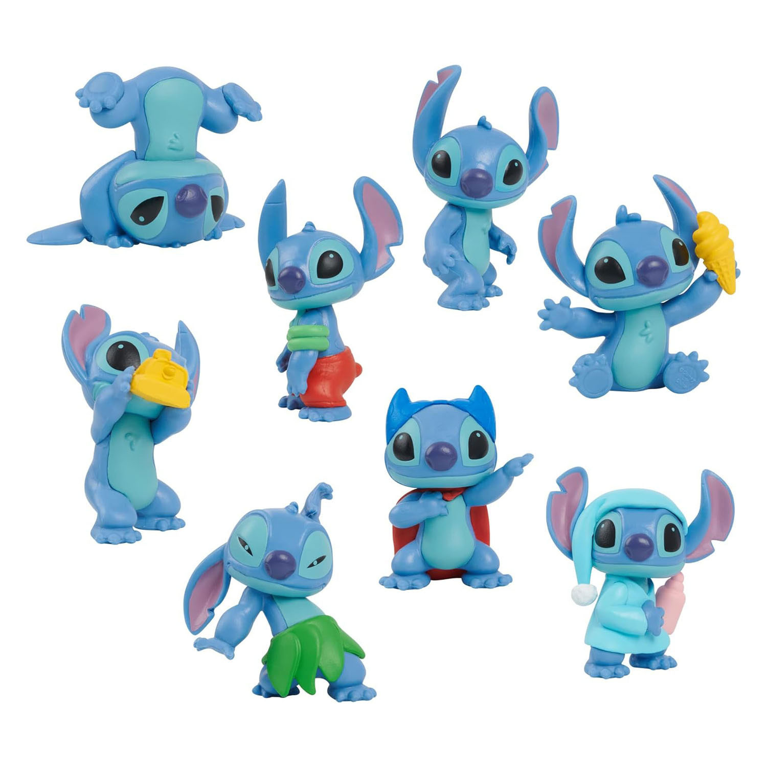 Disney Stitch – Set mit 8 Spielzeugfiguren