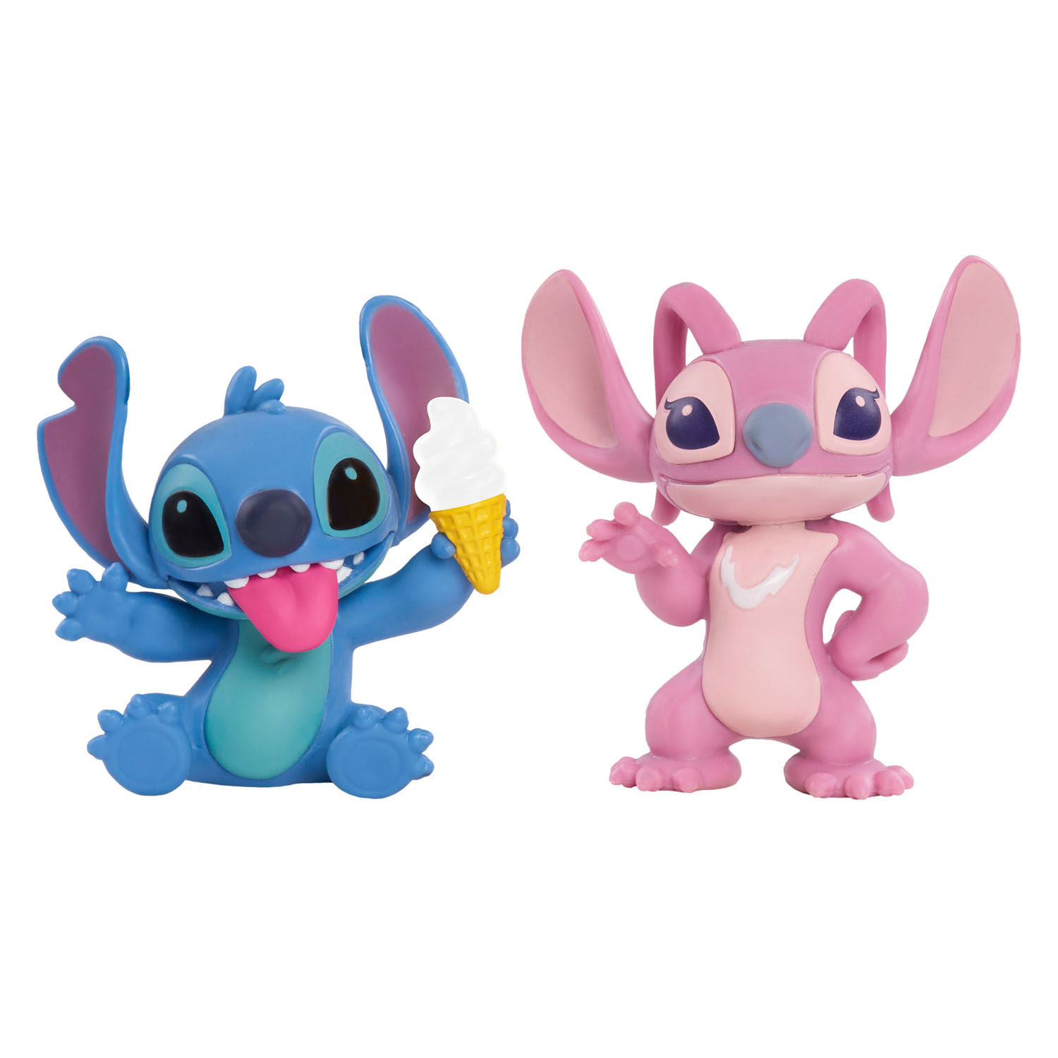 Stich- und Engel-Spielfiguren, 2 Stück.