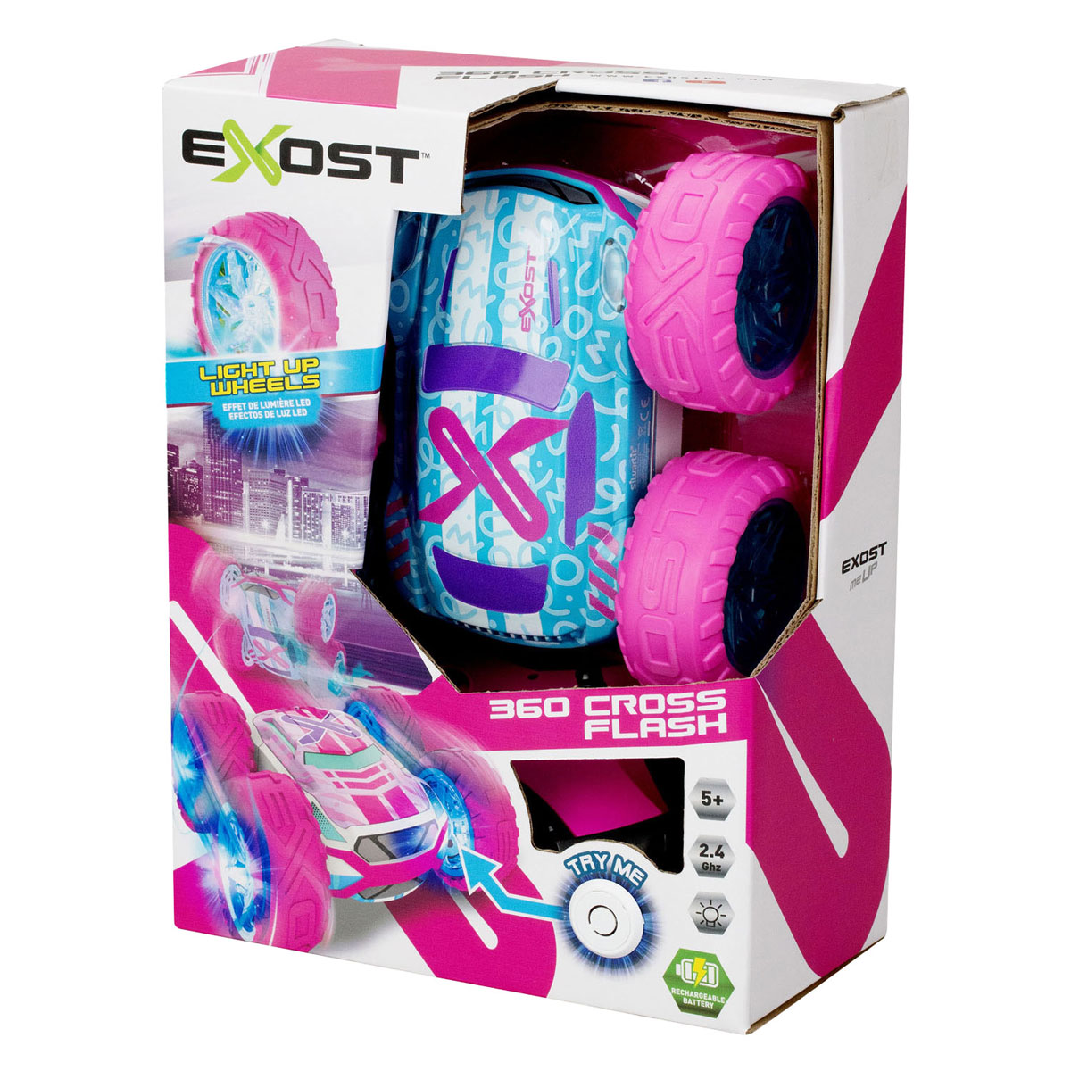 Exost RC 360 Cross Flash Amazon Rose Voiture contrôlable