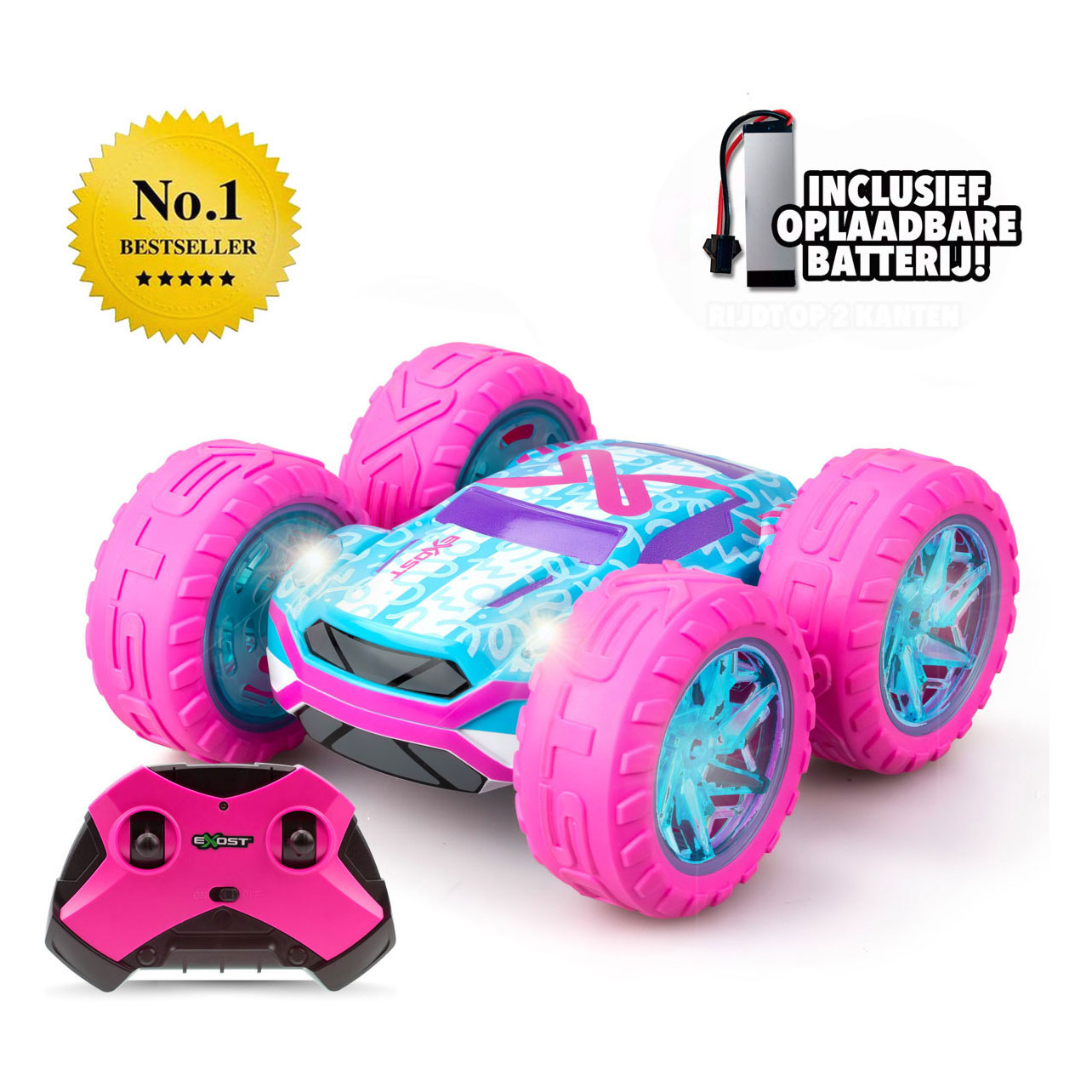 Exost RC 360 Cross Flash Amazon Rose Voiture contrôlable