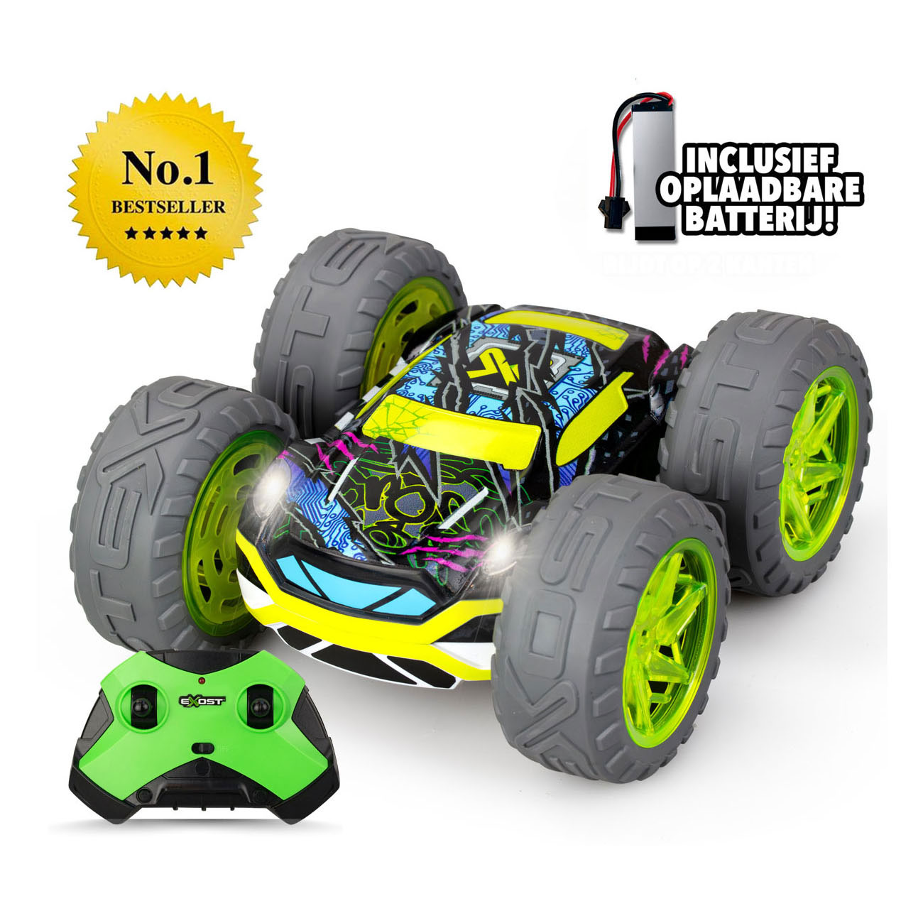 Exost RC 360 Cross Flash Amazon Green Steuerbares Auto