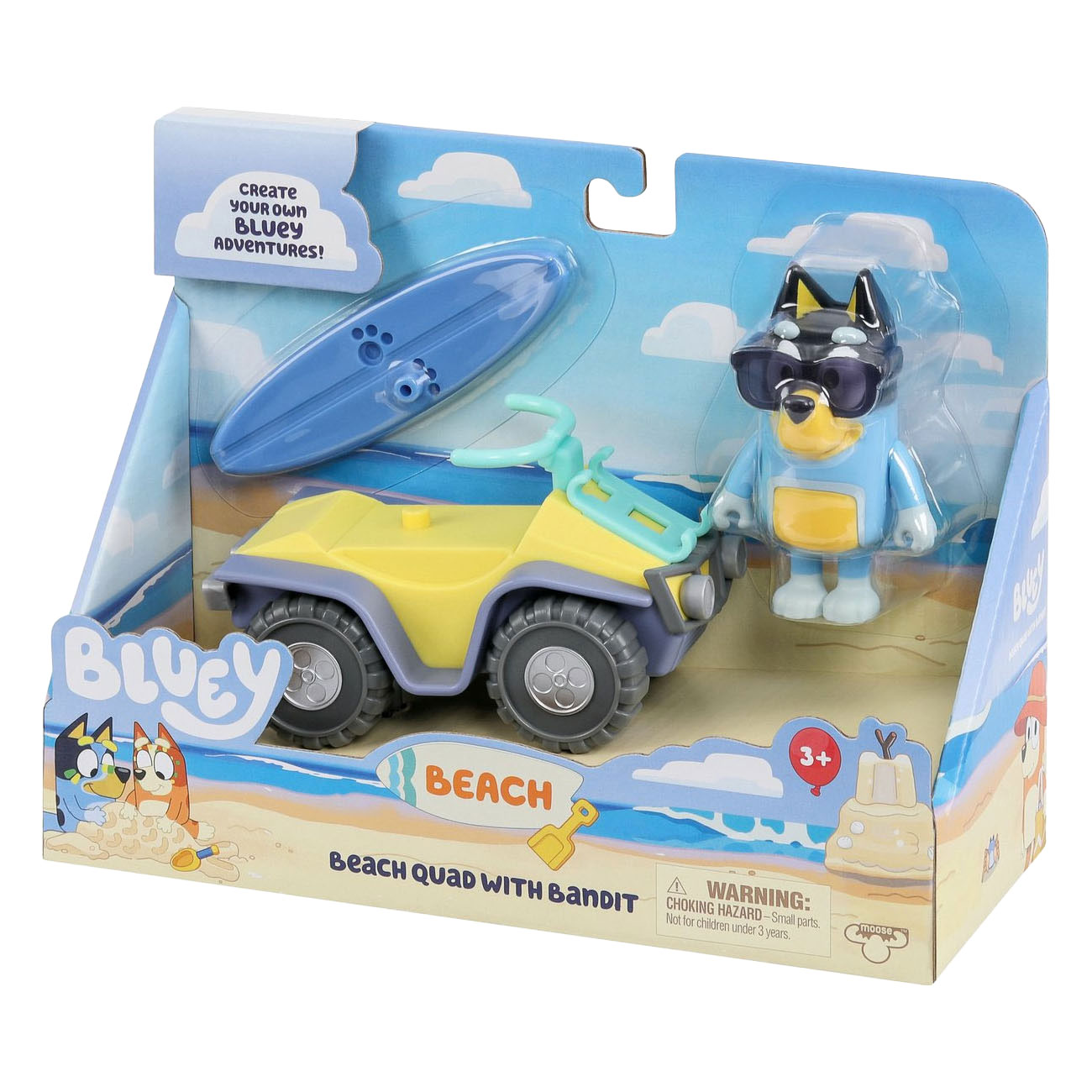 Bluey Beach Quad Speelfiguur