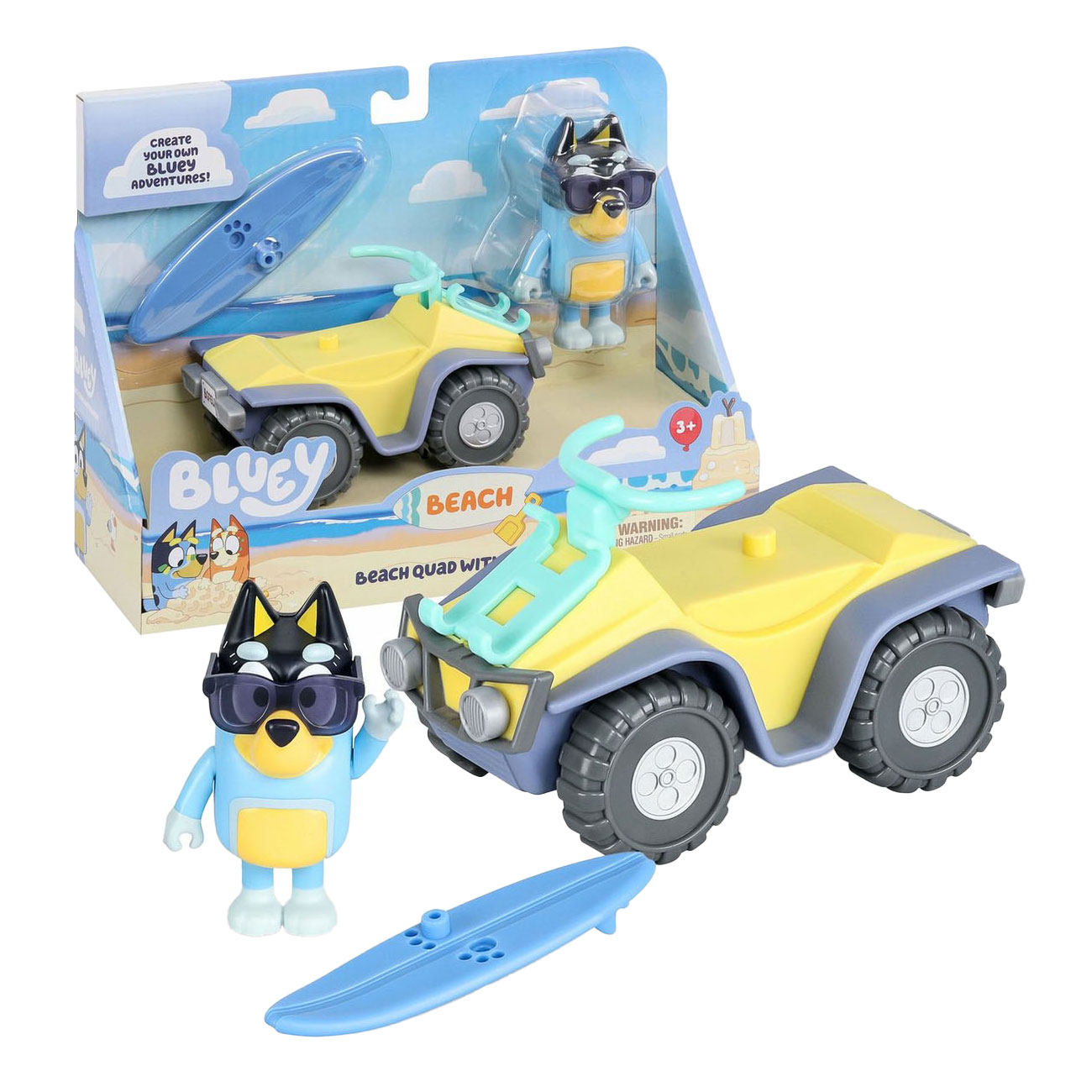 Figurine de jeu Bluey Beach Quad