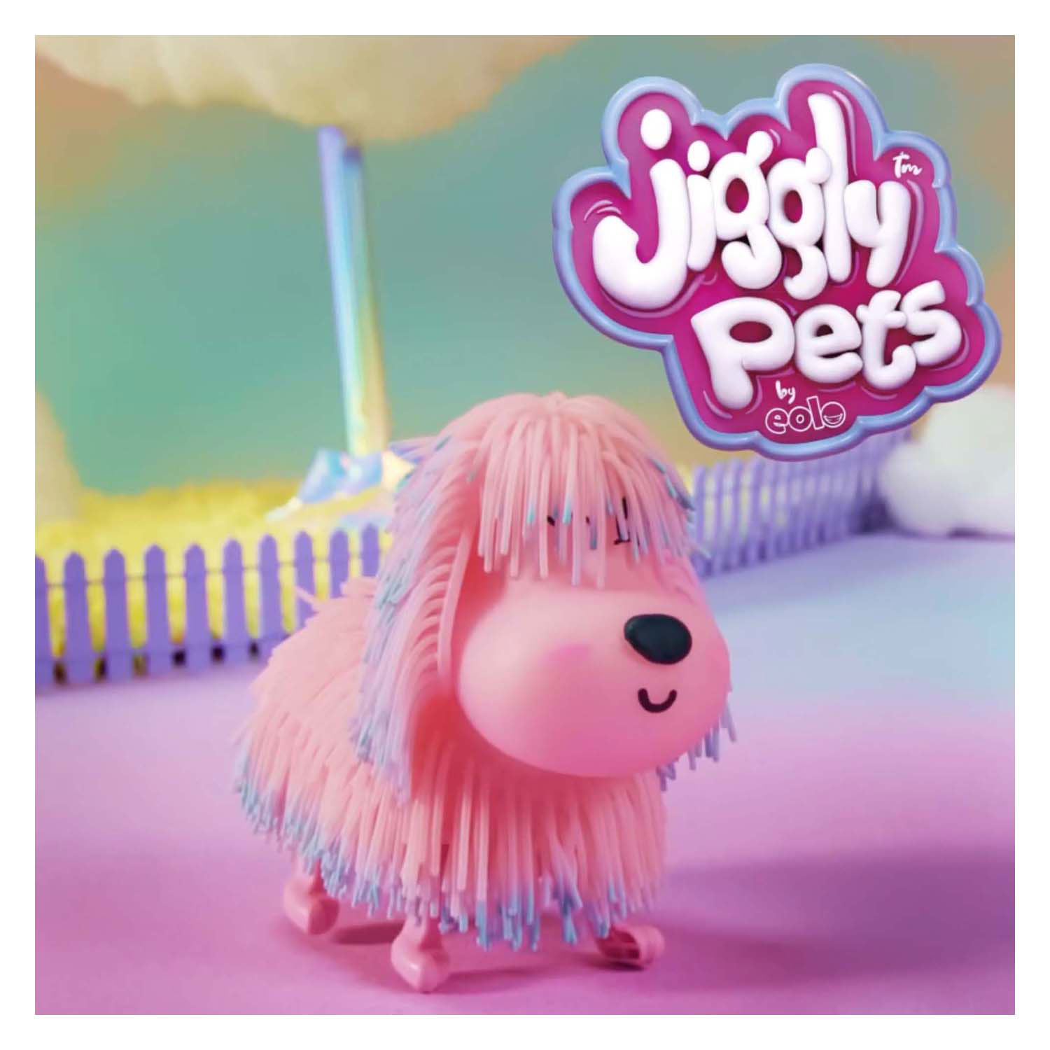 Chiot électronique Jiggly Pets rose