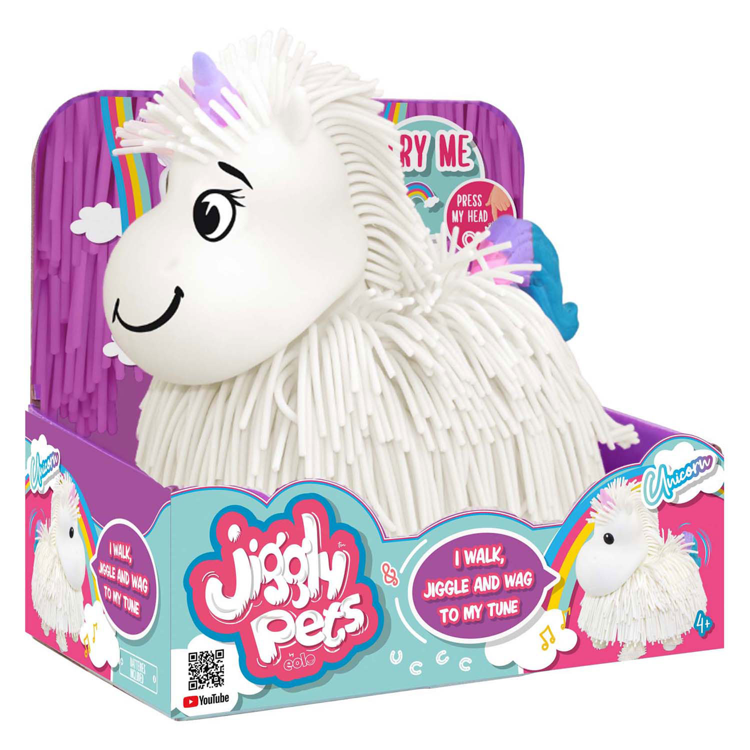 Licorne électronique Jiggly Pets blanche