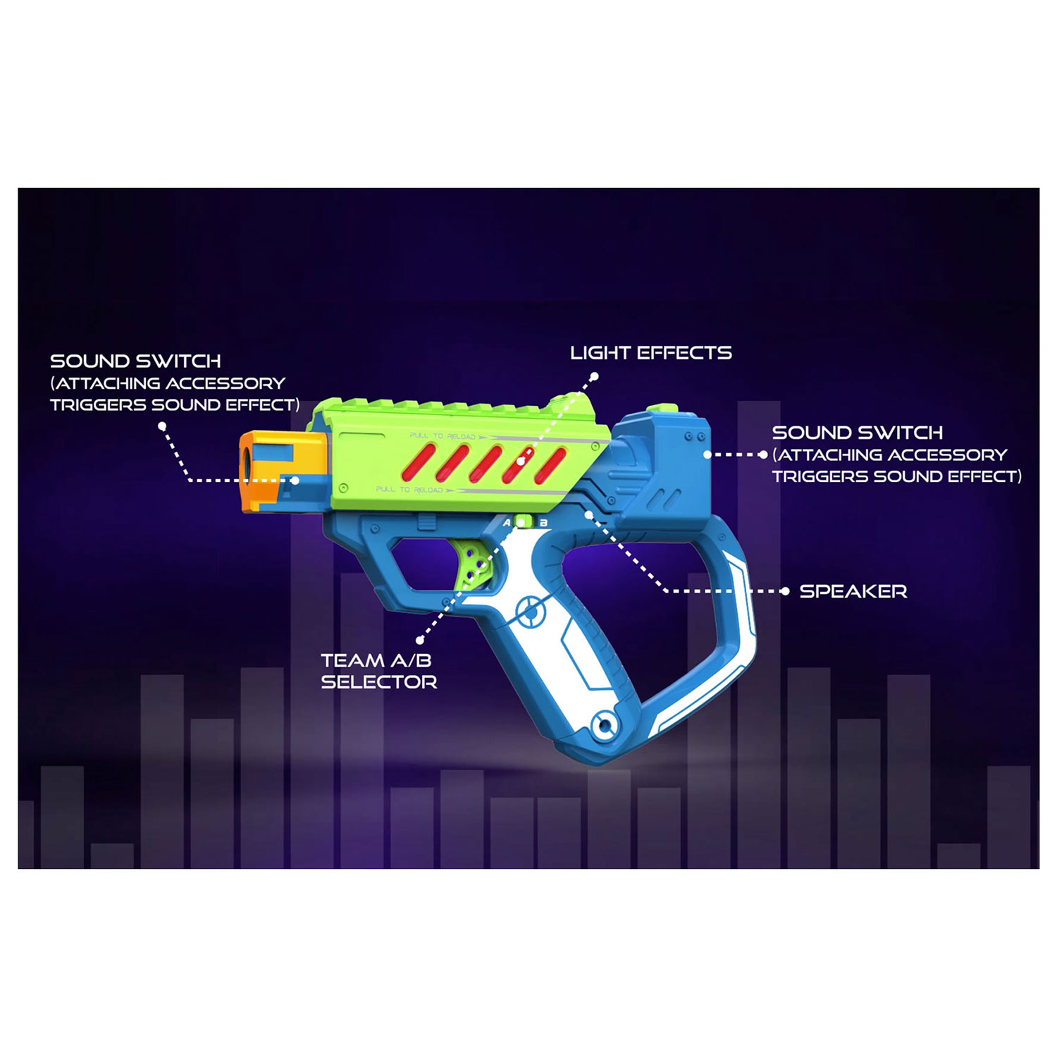 Silverlit Lazer M.A.D. Battle Ops Lasergame