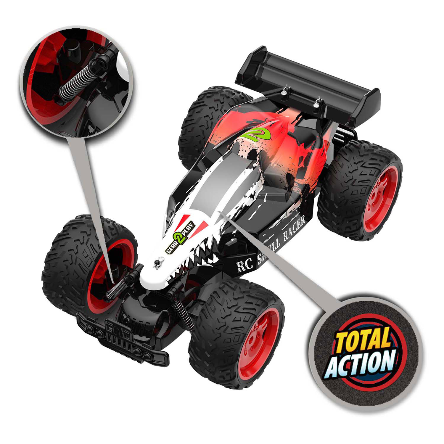 RC Skull Racer Bestuurbare Auto