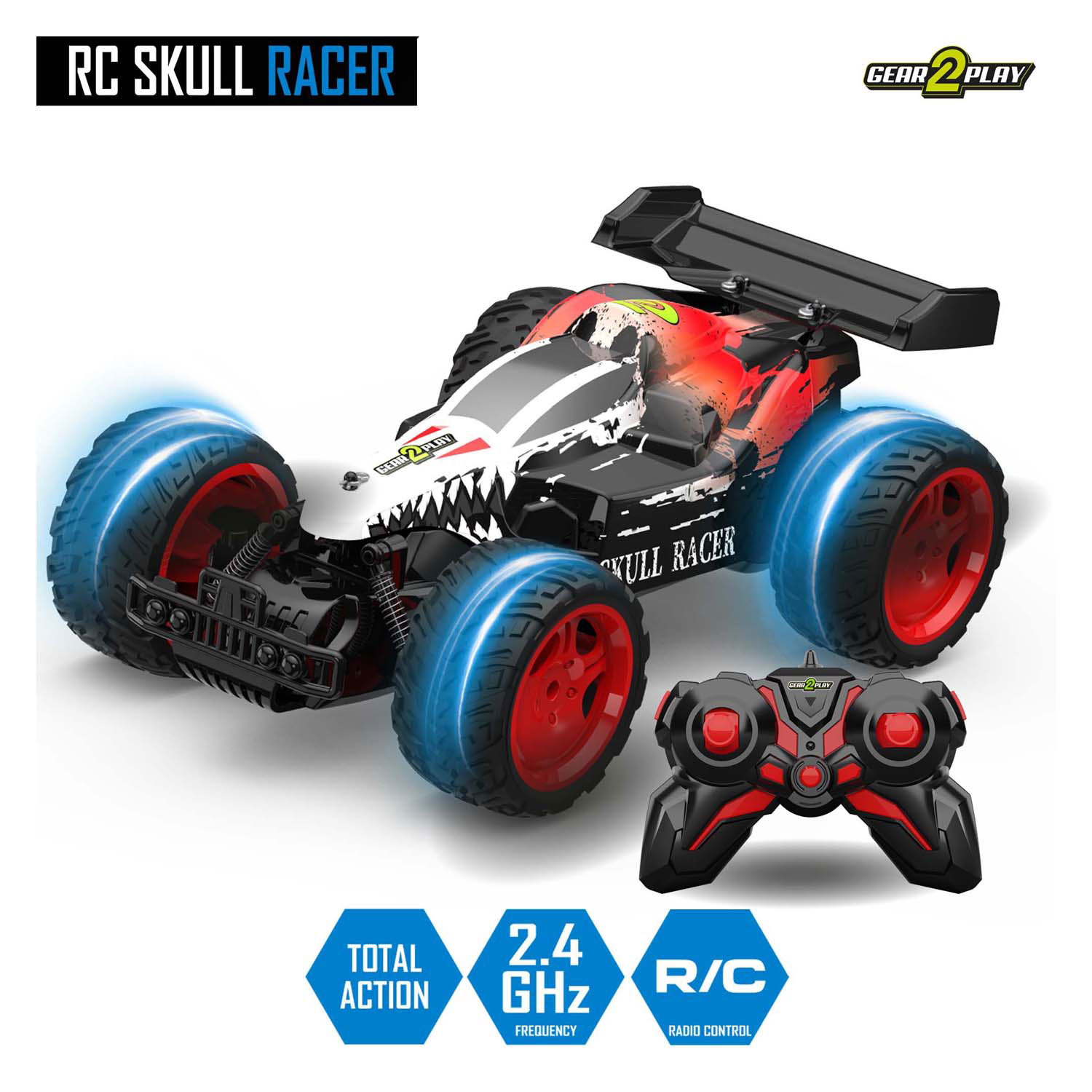 RC Skull Racer Bestuurbare Auto