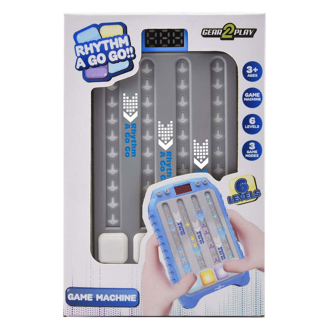 Gear2play Rhytm A Go Volg het Ritme Spel Blauw