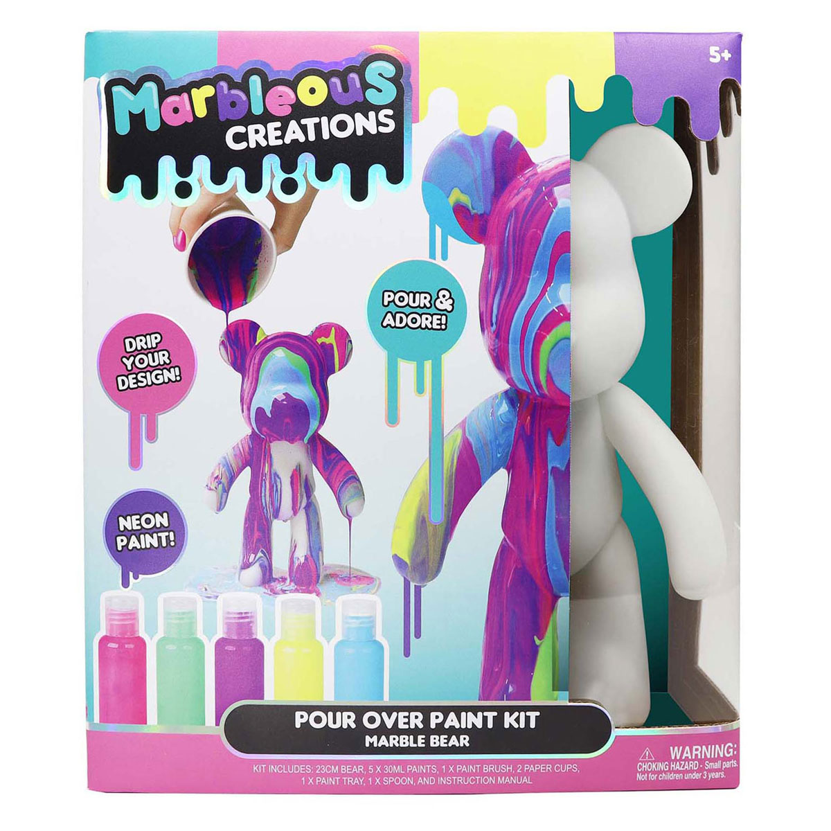 Grand ensemble de moulage d'ours en marbre