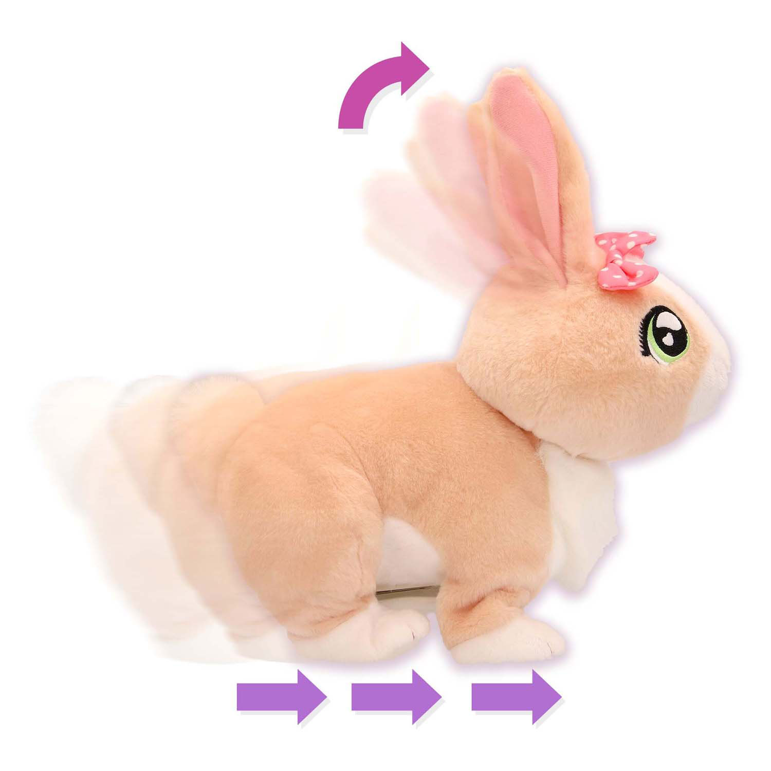 Jouet en peluche interactif Betsy Browny Rabbit de Club Petz