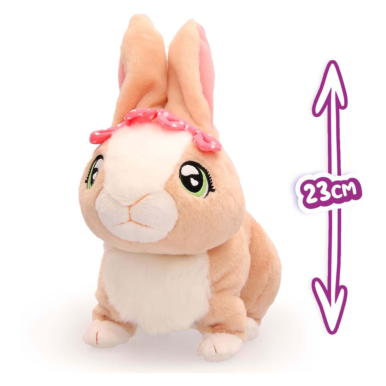 Jouet en peluche interactif Betsy Browny Rabbit de Club Petz