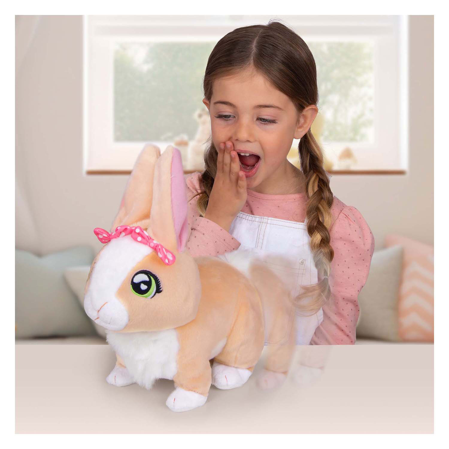 Jouet en peluche interactif Betsy Browny Rabbit de Club Petz