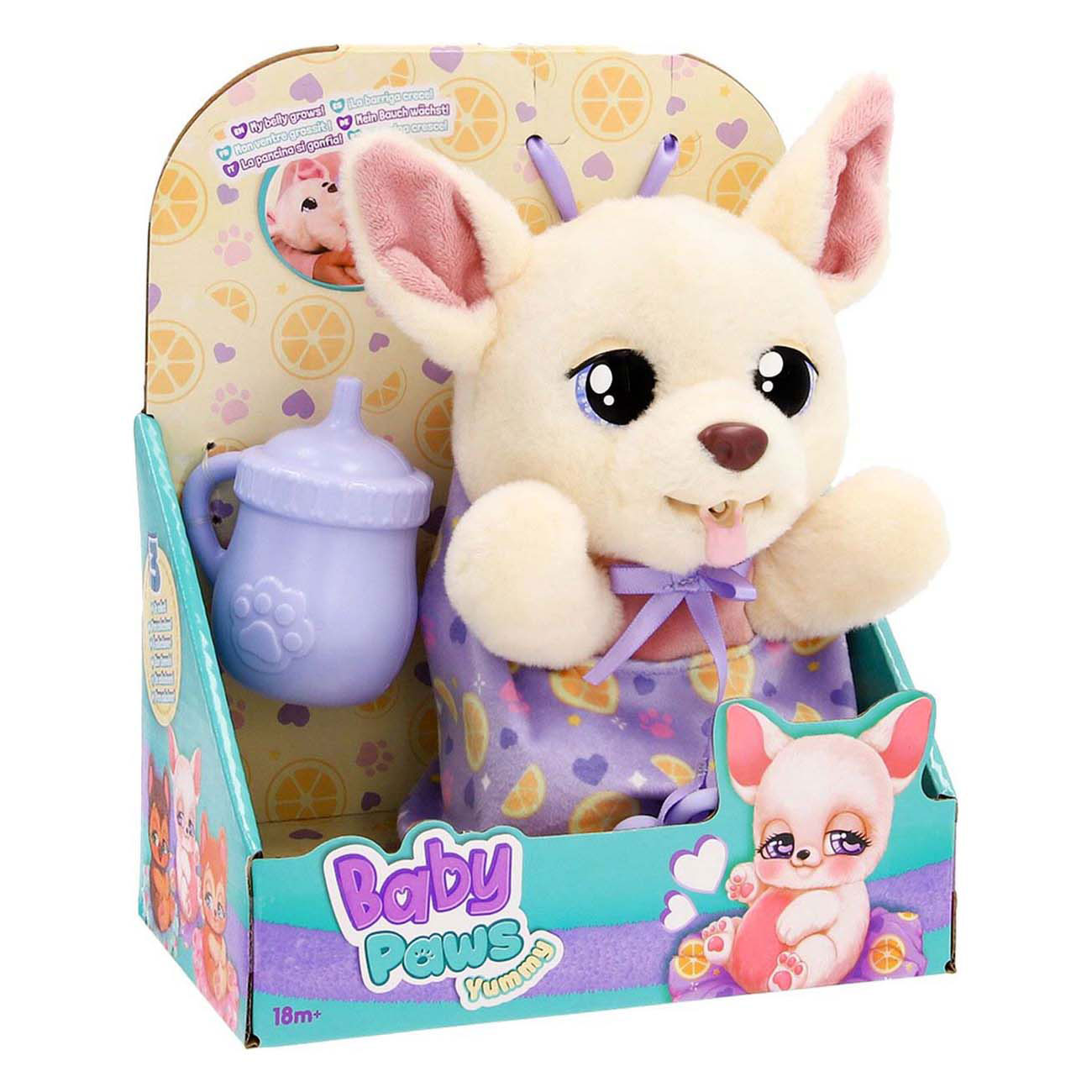 Peluche interactive Baby Paws Yummy Chihuahua