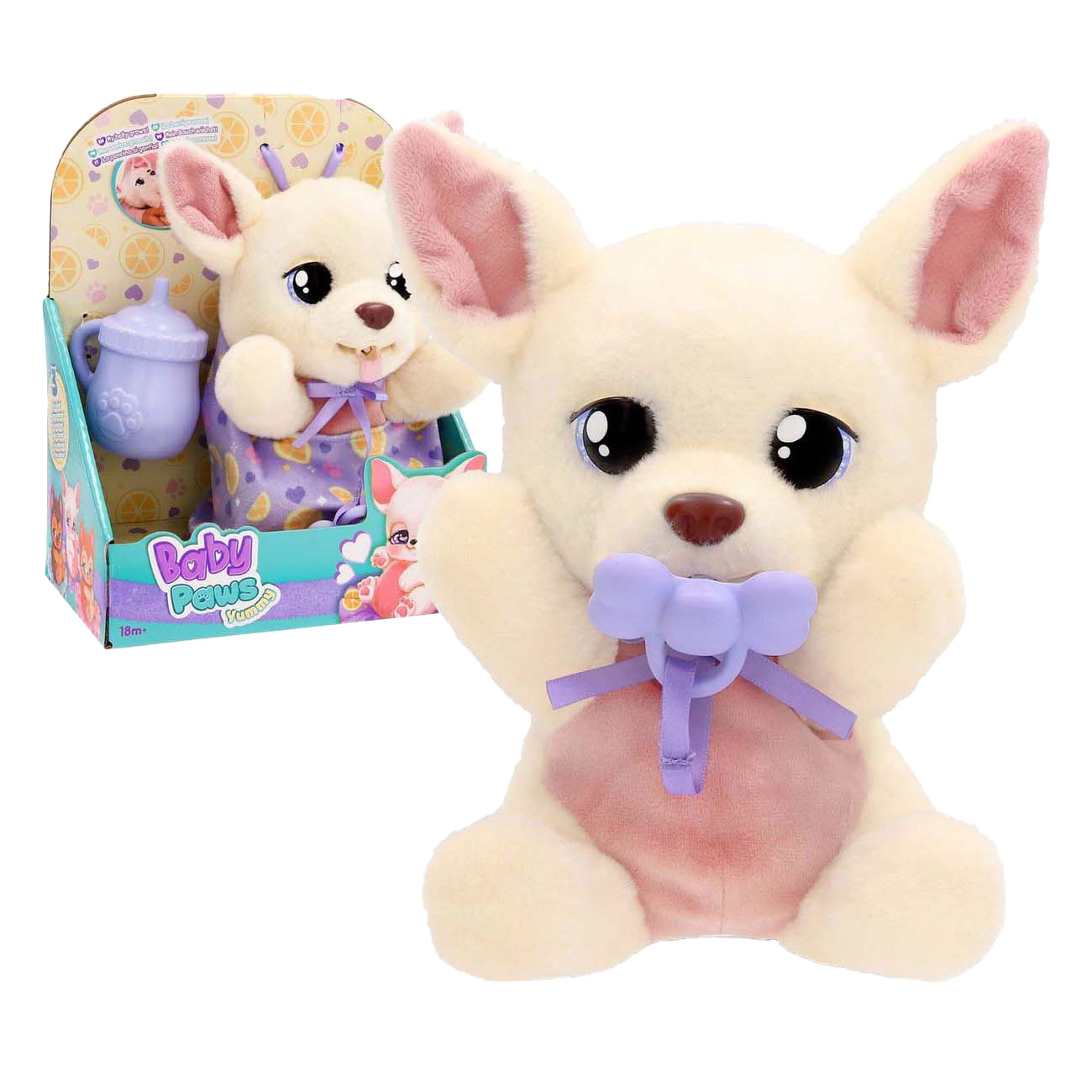 Peluche interactive Baby Paws Yummy Chihuahua