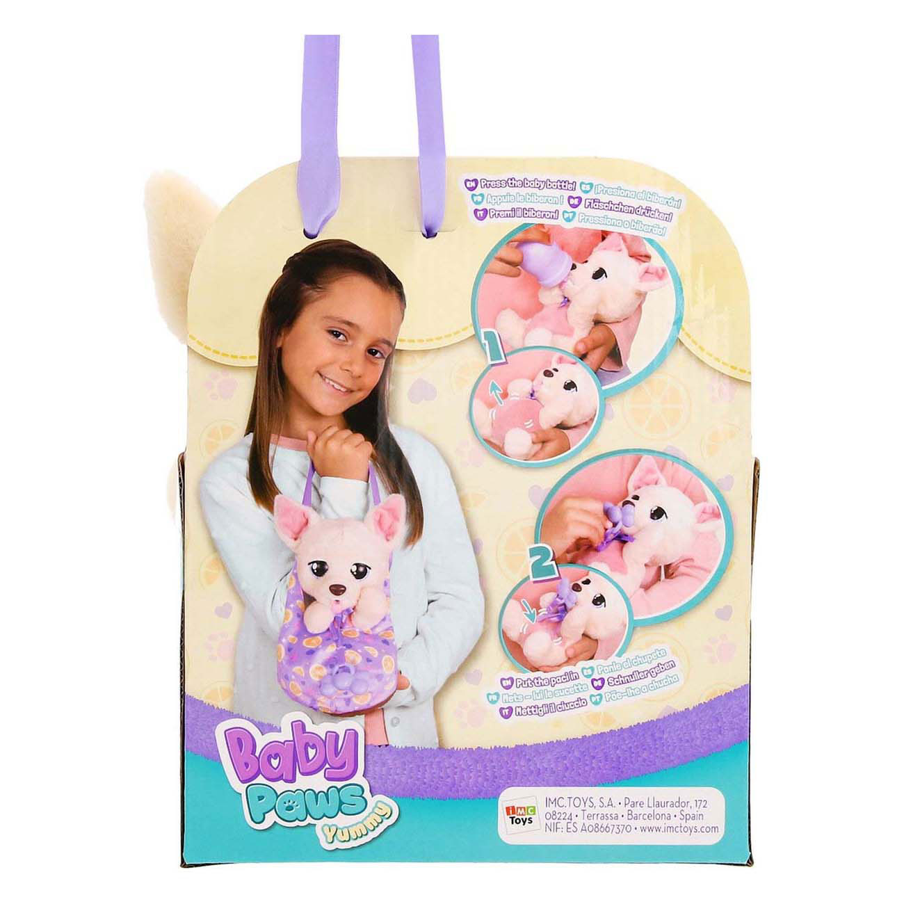 Peluche interactive Baby Paws Yummy Chihuahua