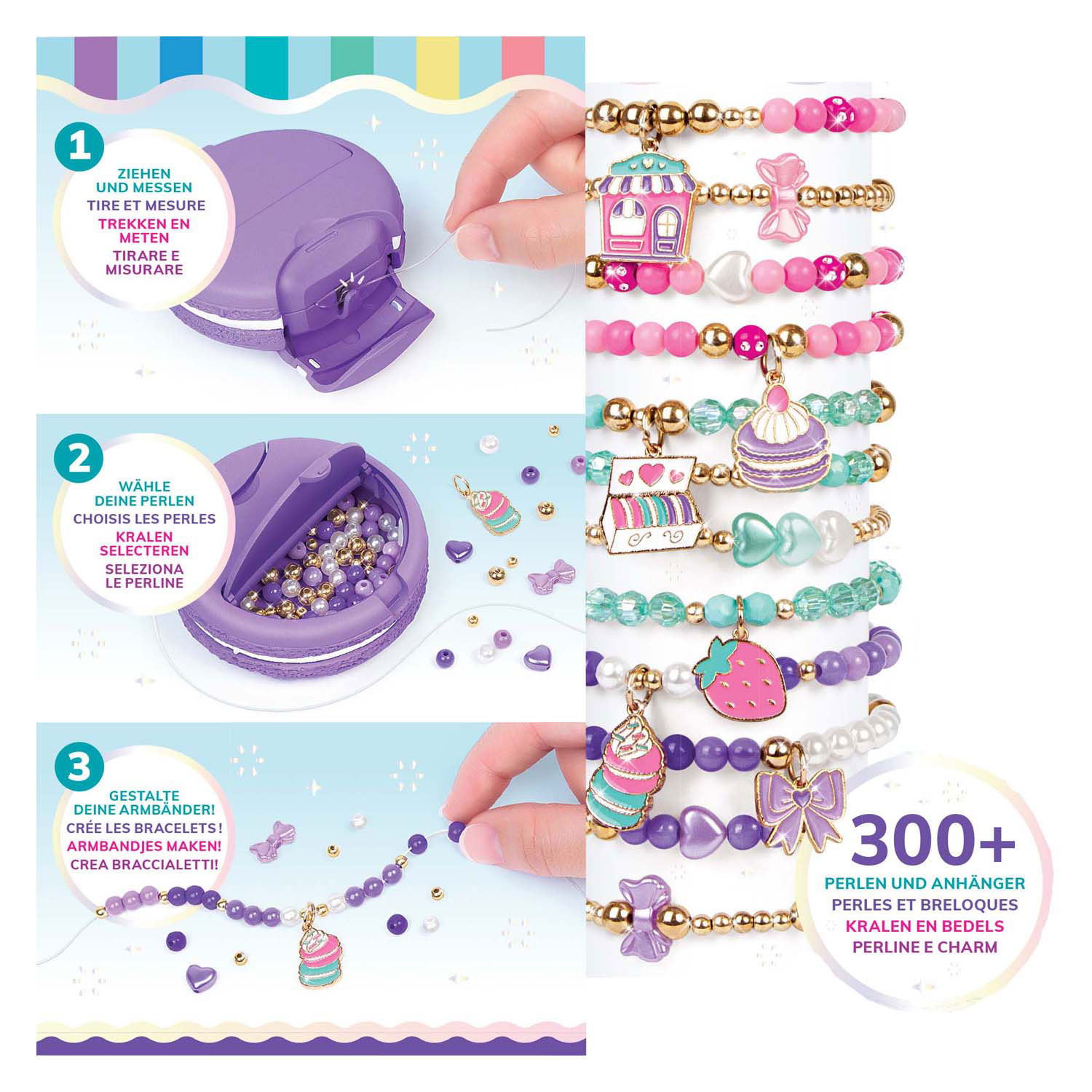 Make it Real Macaron Armbandenset