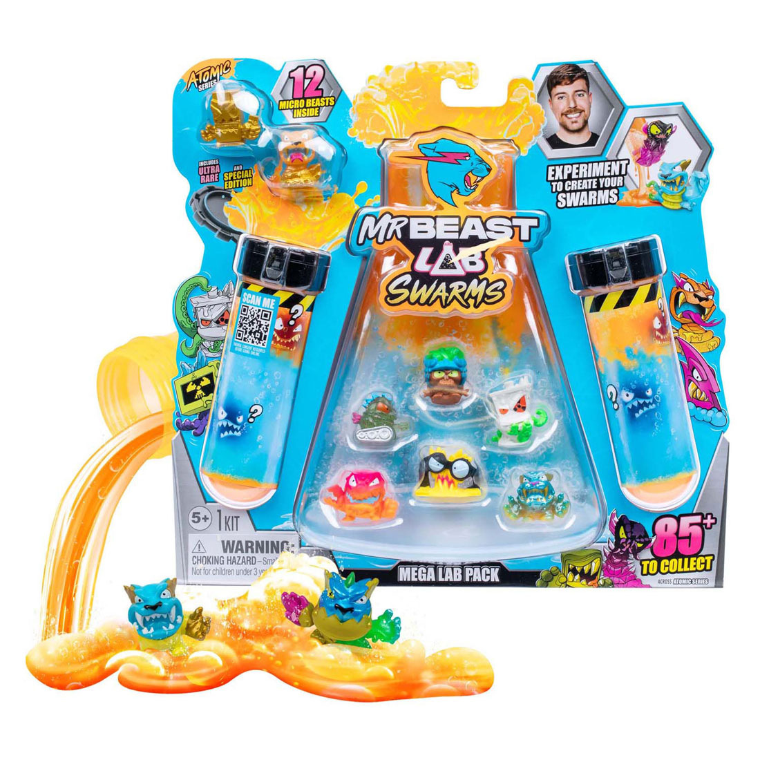 MrBeast Lab Swarms Series 2 Atomic Serie Actiefiguur, 12-pack