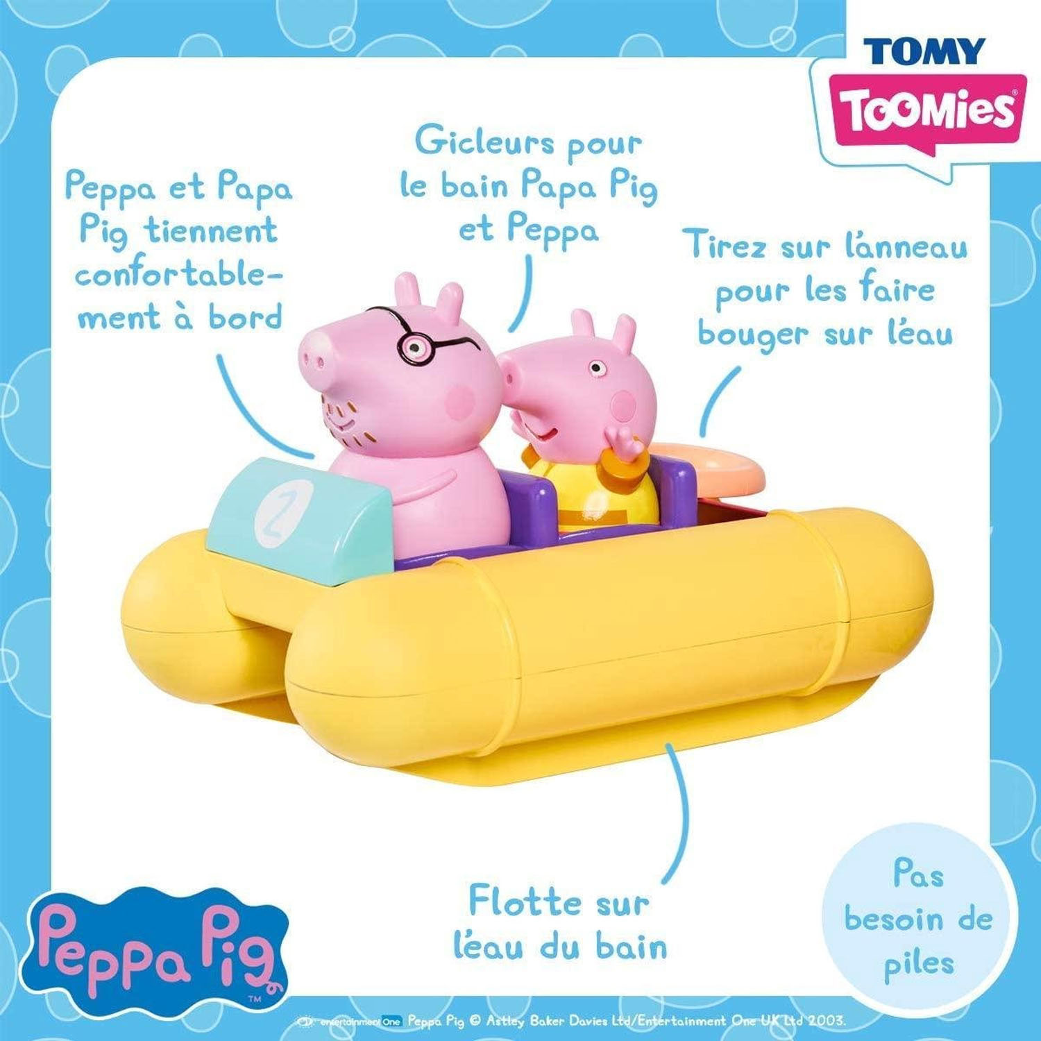 Tomy Waterfietsen met Peppa Pig