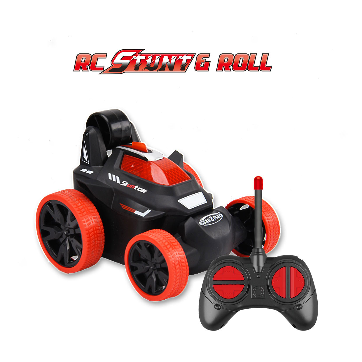Gear2Play RC Stunt & Roll steuerbares Auto Rot