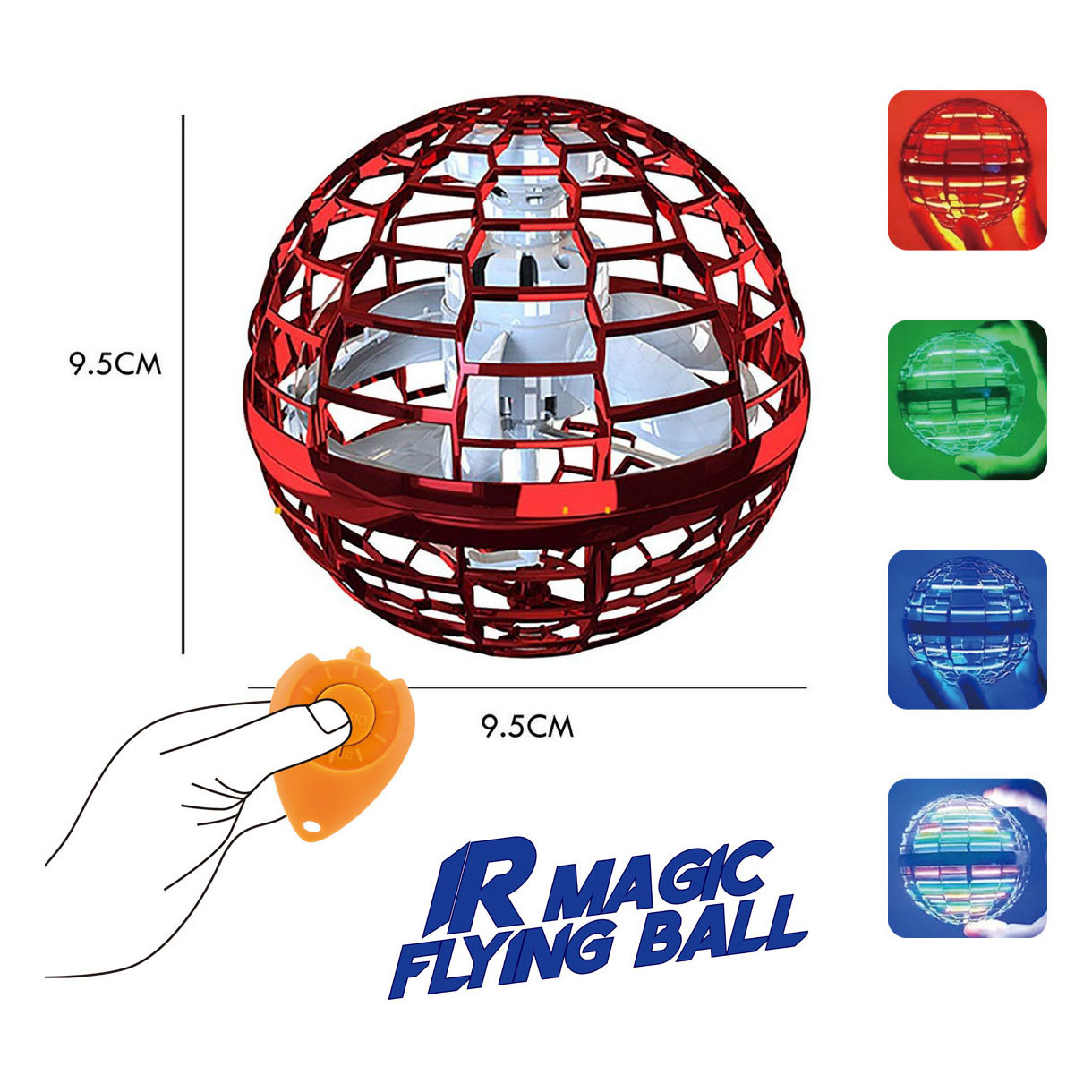 Magische Vliegende Bal met Verlichting