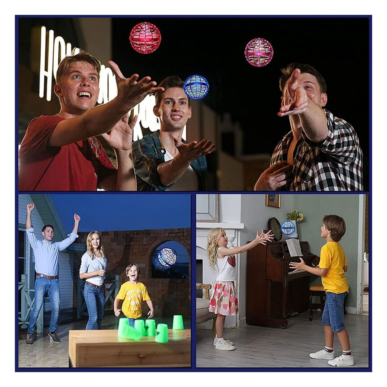 Magische Vliegende Bal met Verlichting