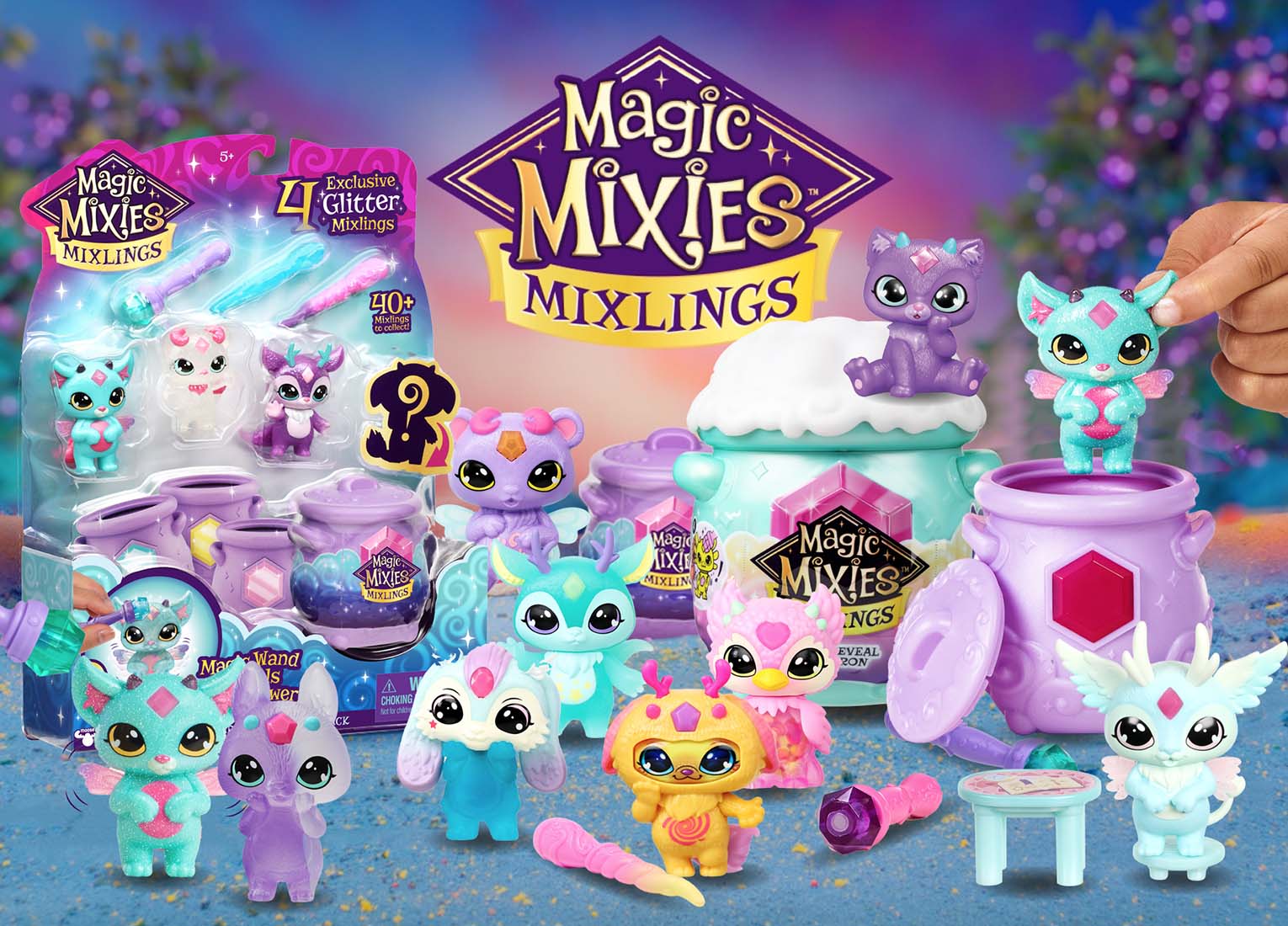 Magic Mixies Mixlings - Tik & Ontdek Ketel (Duo pack)