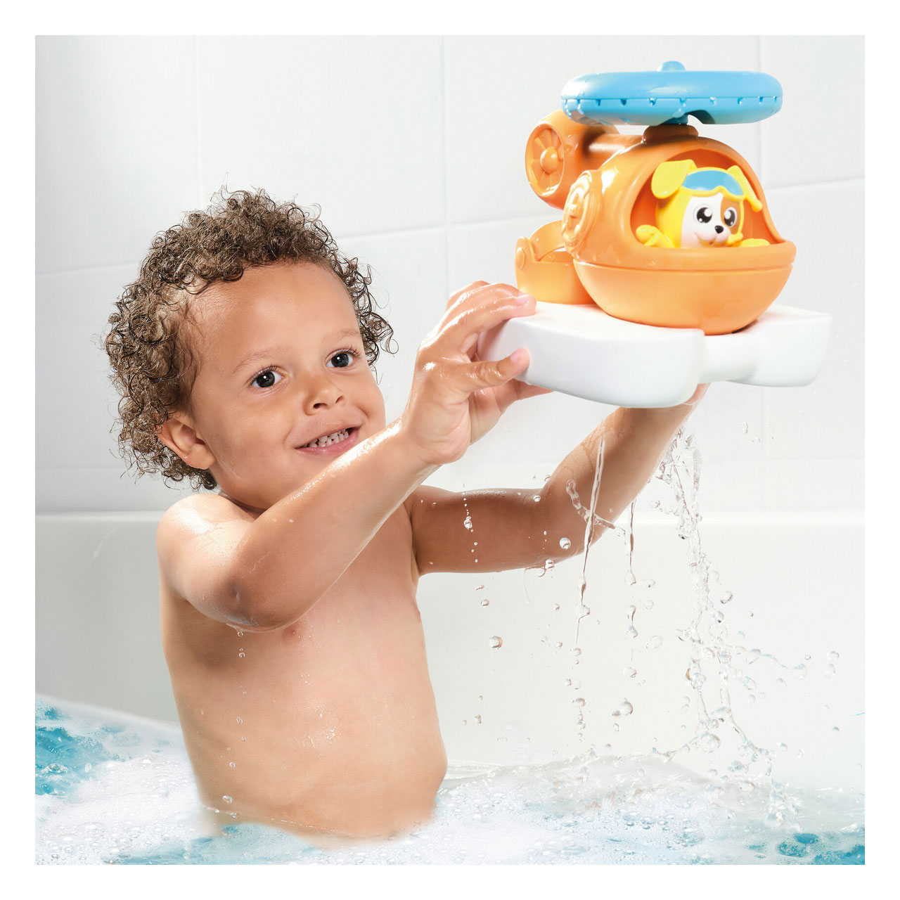 Tomy Splash und Rettungshubschrauber