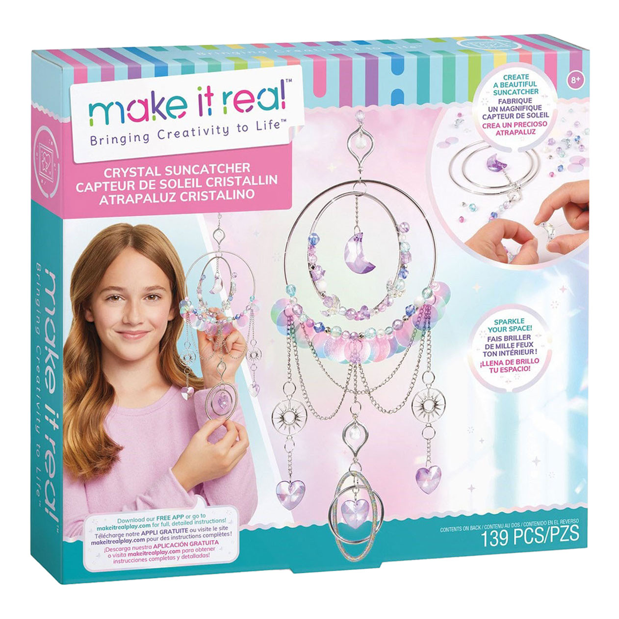 Make It Real - Chaine et Breloque Fluo - Fabrication de bijoux enfants -  Dès 8 ans - Bijou de déguisement - Achat & prix
