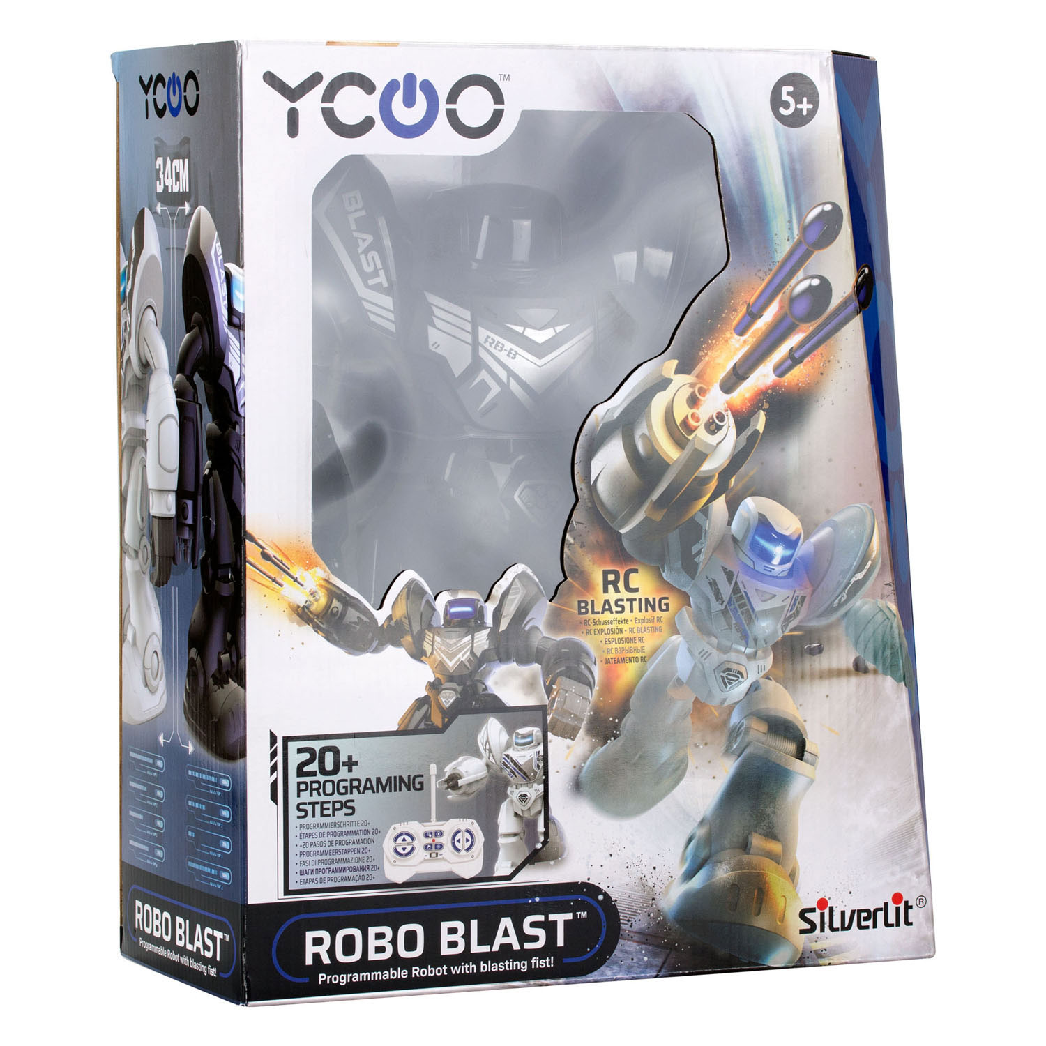 Silverlit Roboter Robo Blast Schwarz