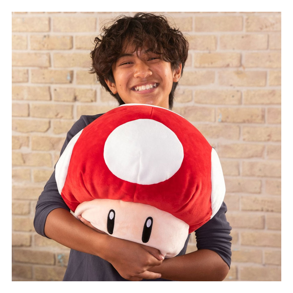 Tomy Mocchi Mocchi Mega Super Mario Mushroom Pluchen Knuffel