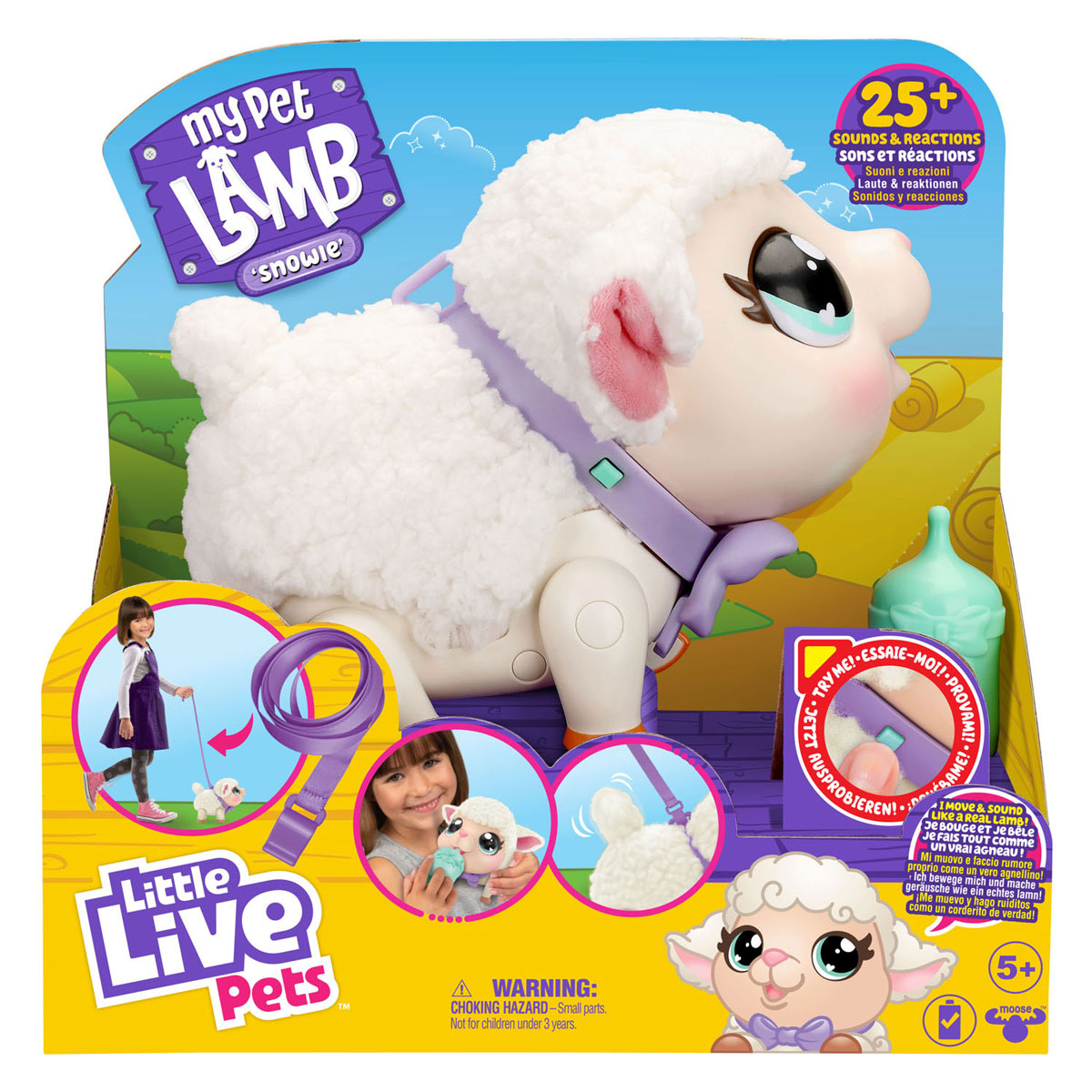 Little Live Pets My Pet Lamm Snowie Interaktive Spielzeugfigur