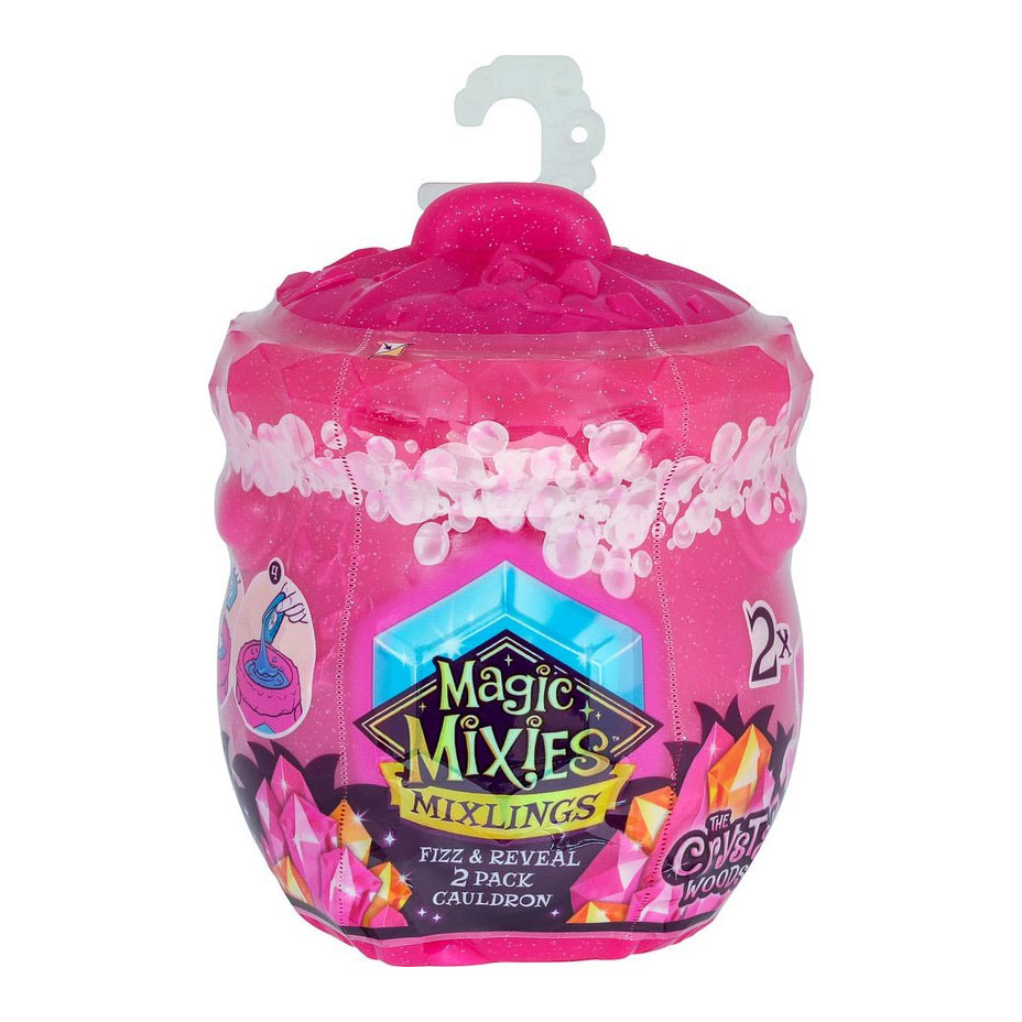 Magic Mixies Mixlings Fizz und Discover Kettle Crystal Woods Serie 3, 2er-Pack
