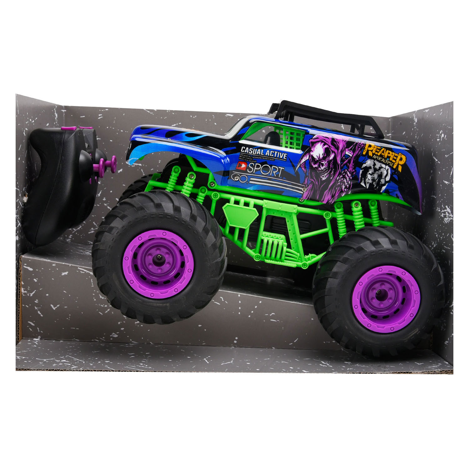 Gear2Play RC Bestuurbare Auto Monster Truck Reaper Apocalypse