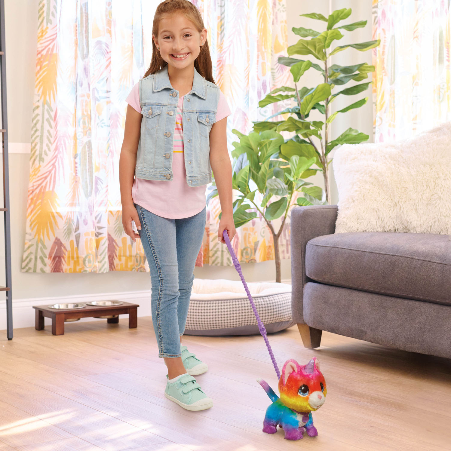 FurReal Walk-A-Lots Animal interactif Chat Licorne