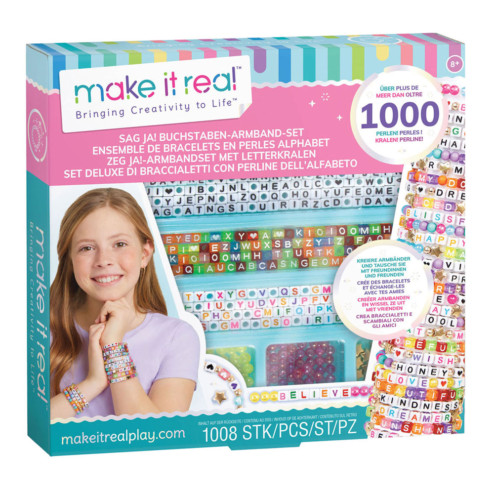 Make it Real - Créez vos propres bracelets de perles, 1008 pcs.