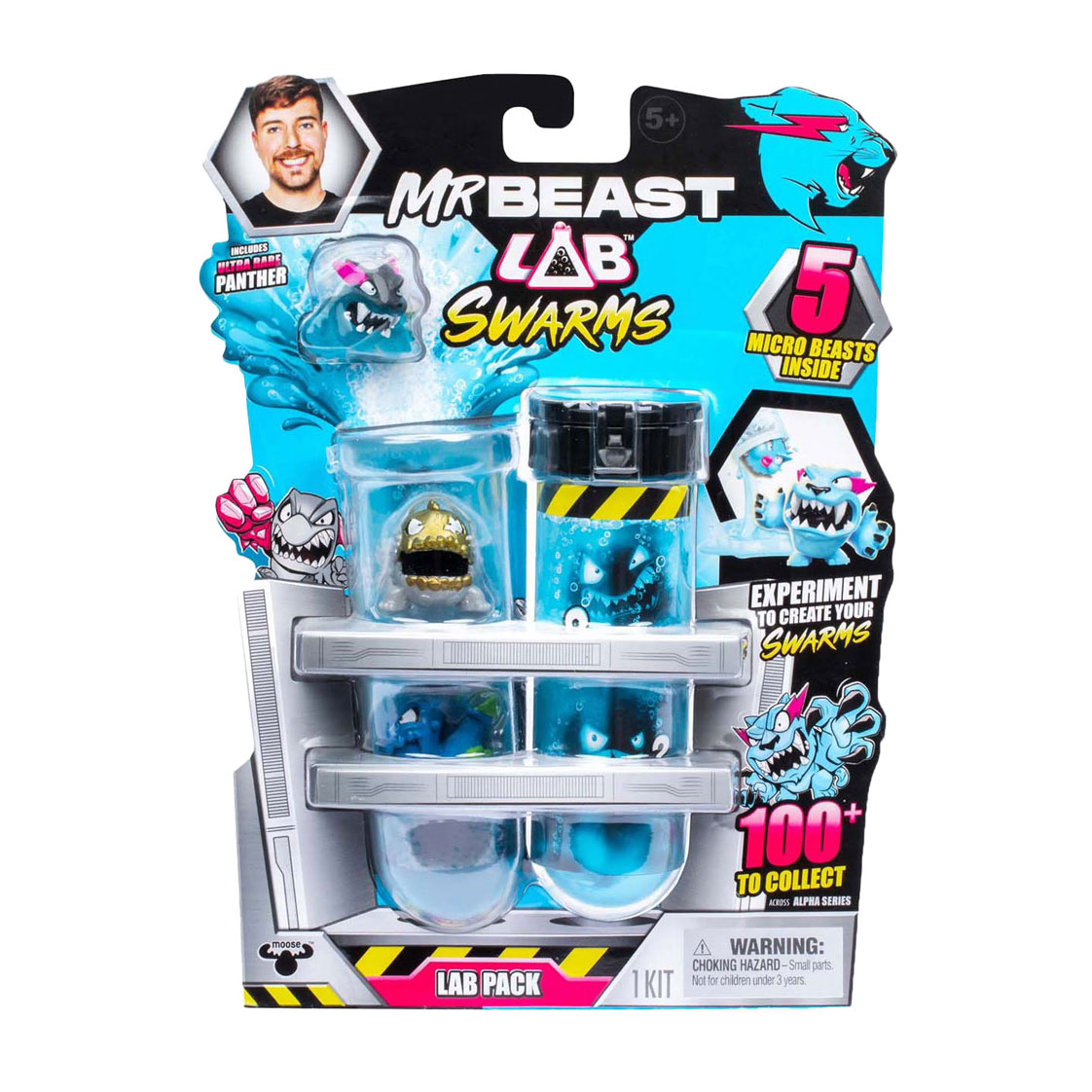 MrBeast Lab BioMites-Figuren, 5er-Pack