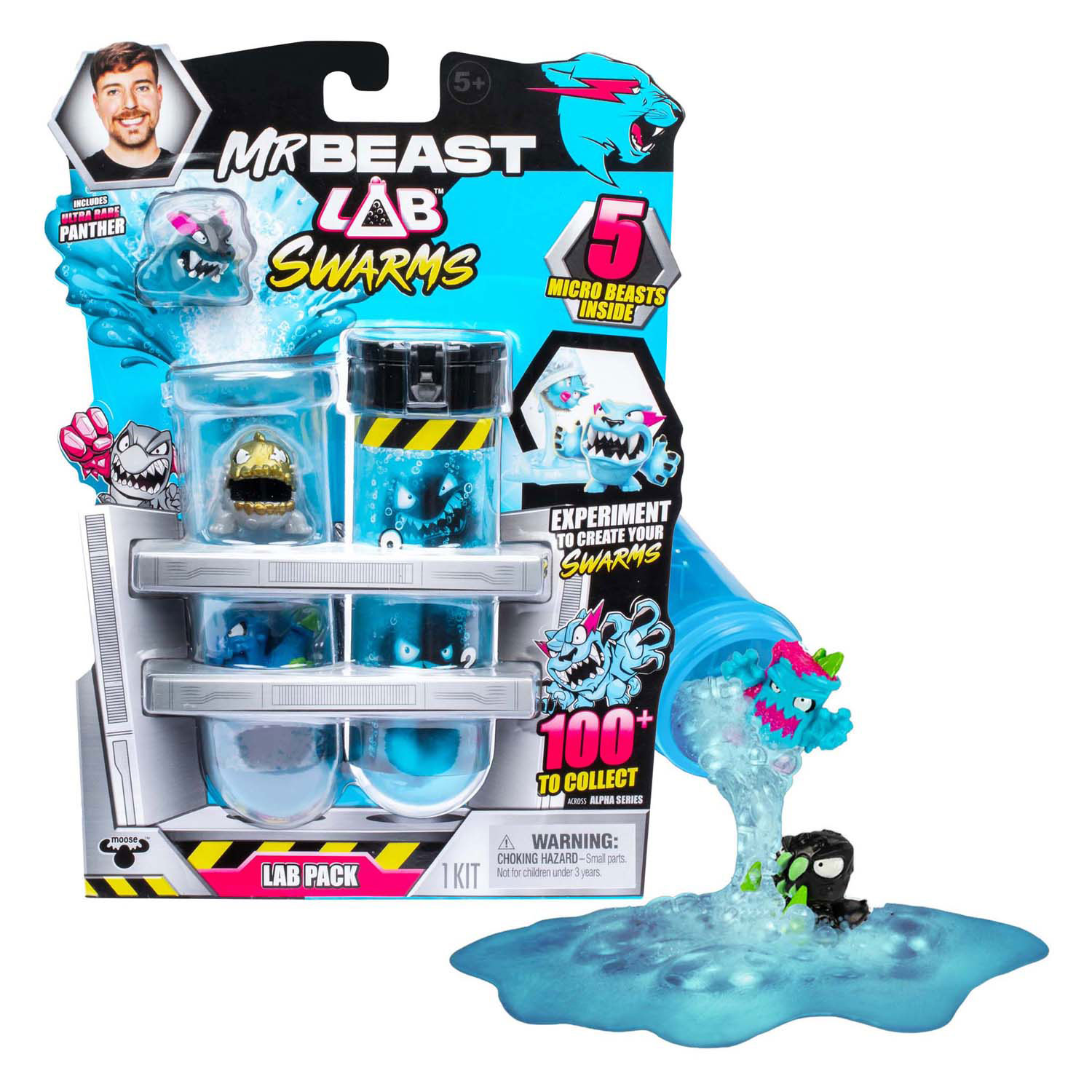 MrBeast Lab BioMites-Figuren, 5er-Pack