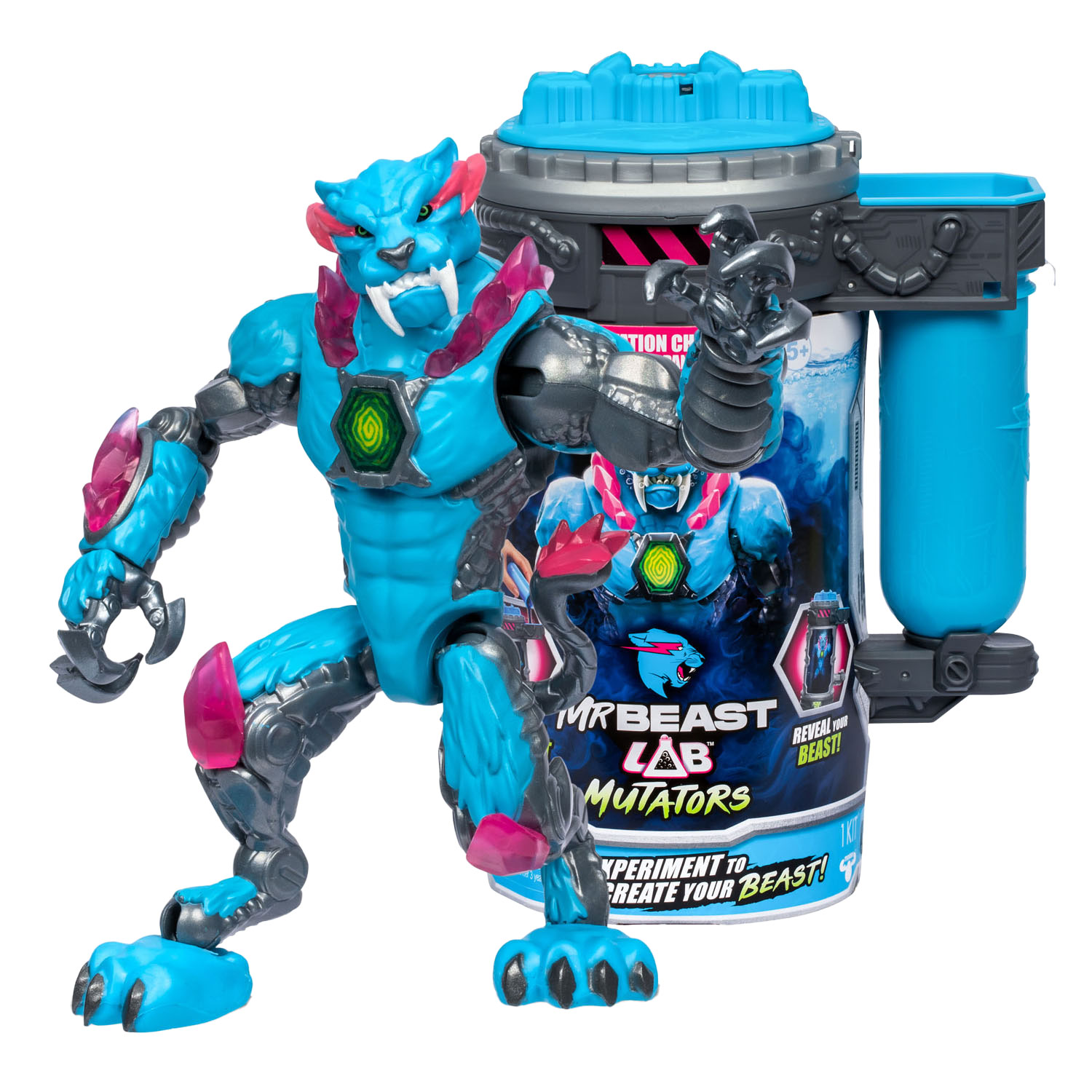 MrBeast Lab Mutator Iconic Panther Actionfigur