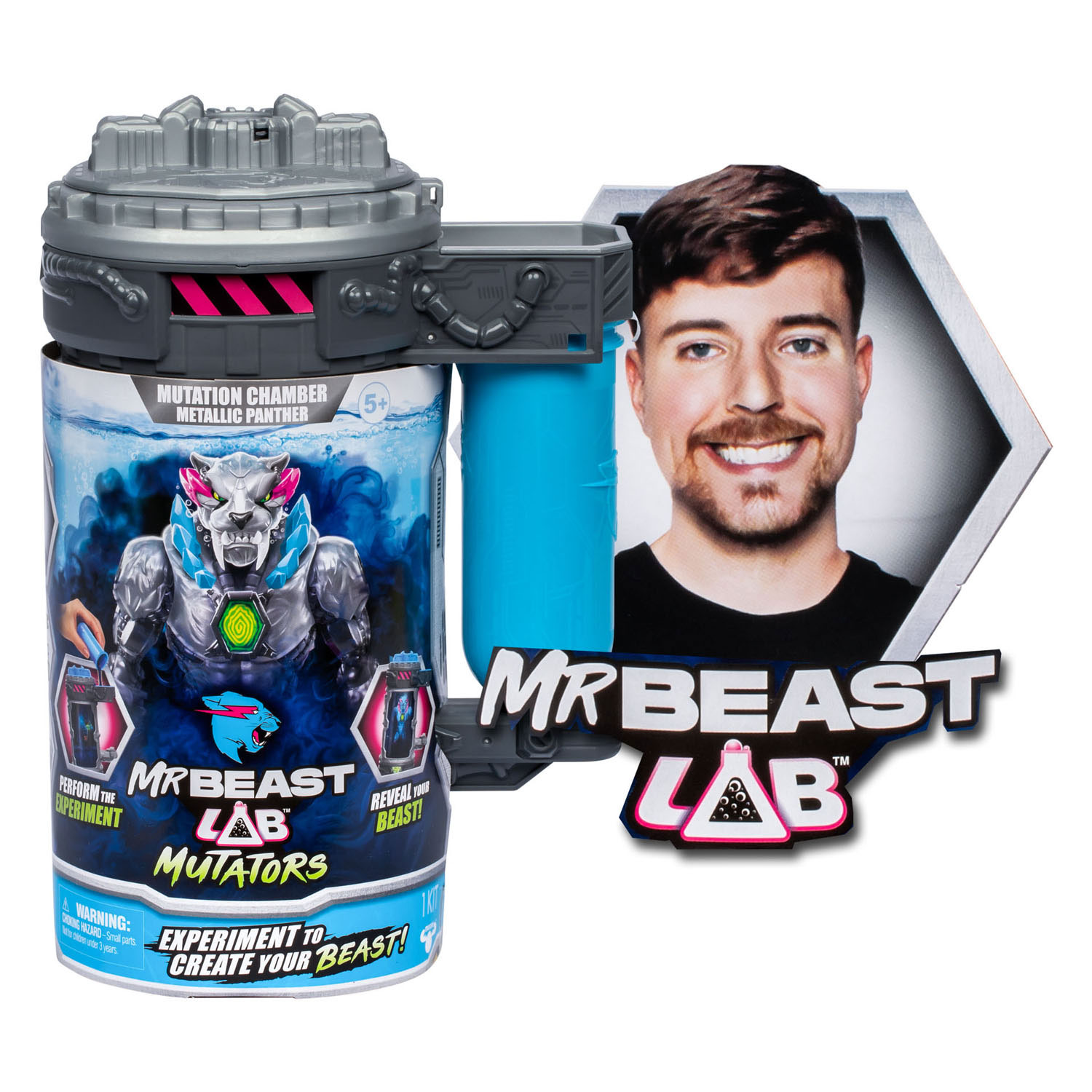 MrBeast Lab Mutator Iconic Panther Actionfigur