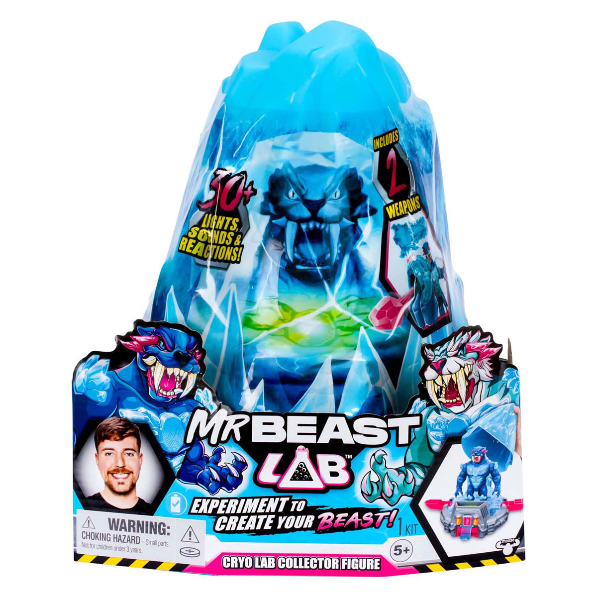 MrBeast Lab Cryo Lab Actionfiguren-Spielset