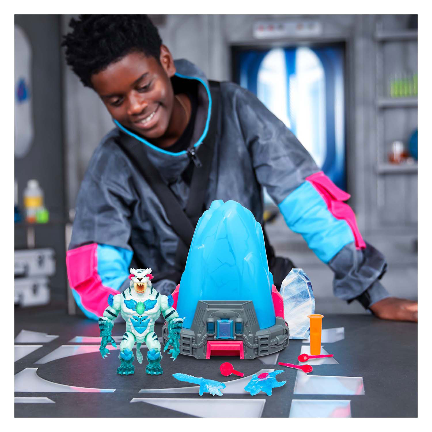 MrBeast Lab Cryo Lab Actionfiguren-Spielset