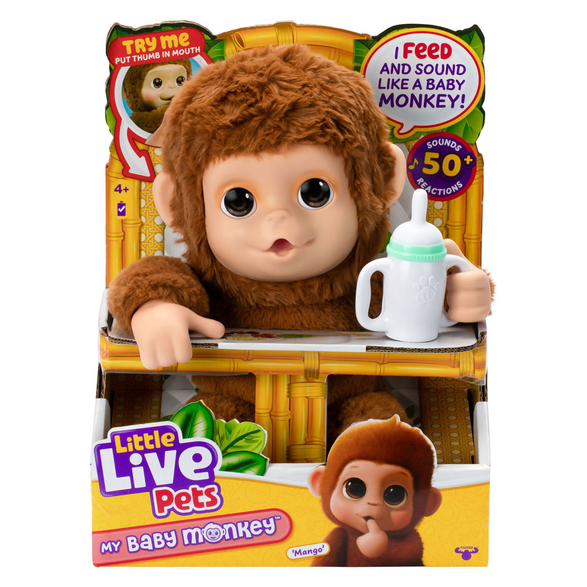 Littel Live Pets My Baby Monkey Speelfiguur