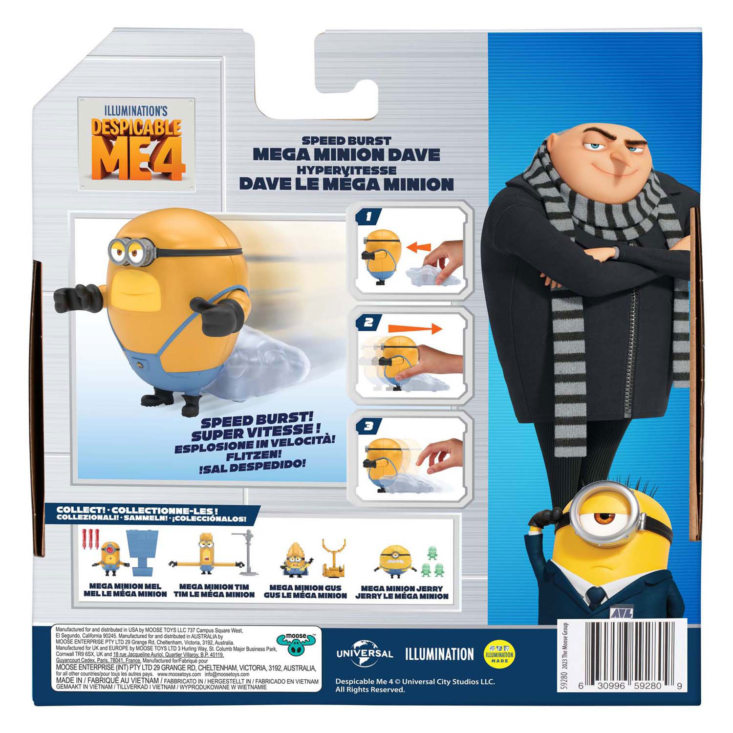 Despicable Me 4 - Actiefiguur Dave