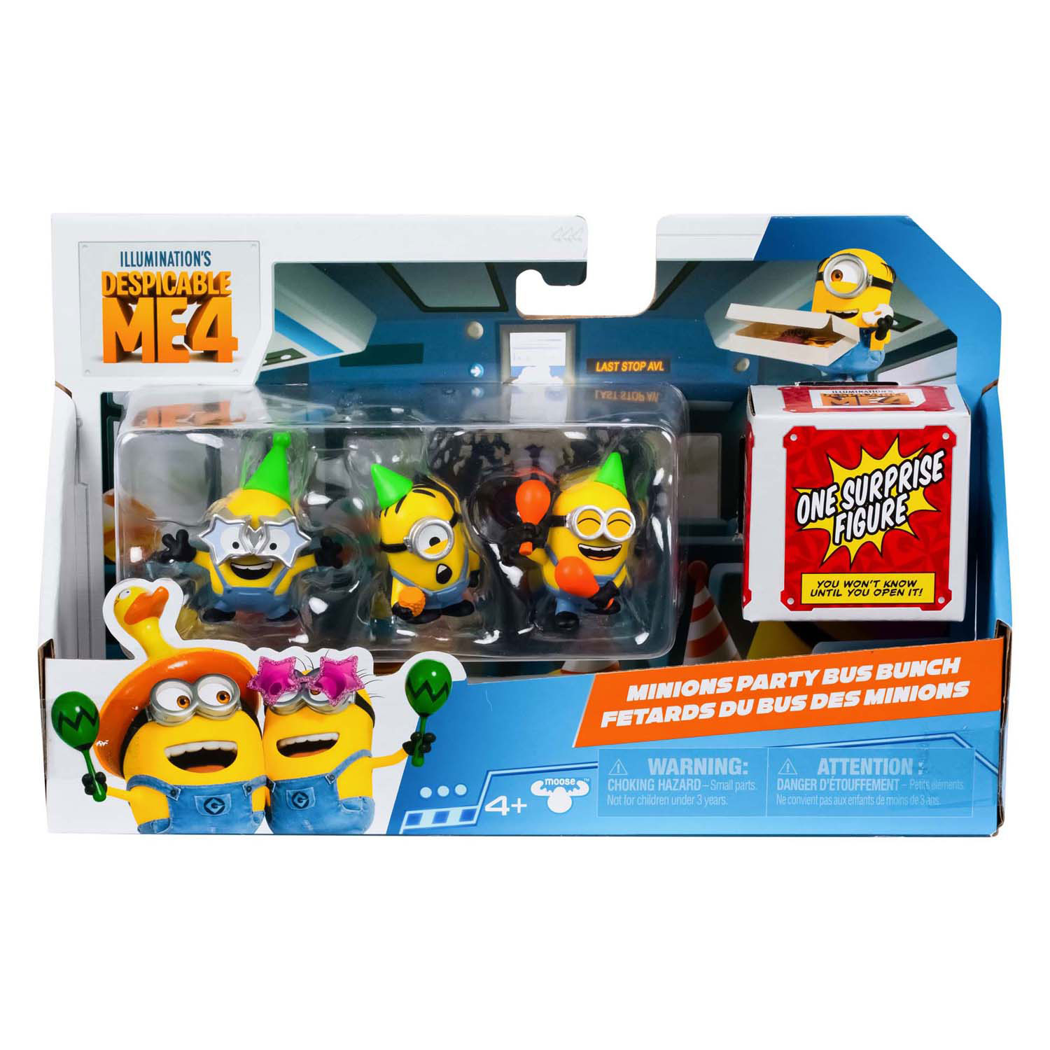 „Ich – Despicable Me 4“ – AVL Squad-Spielzeugfiguren im 4er-Pack