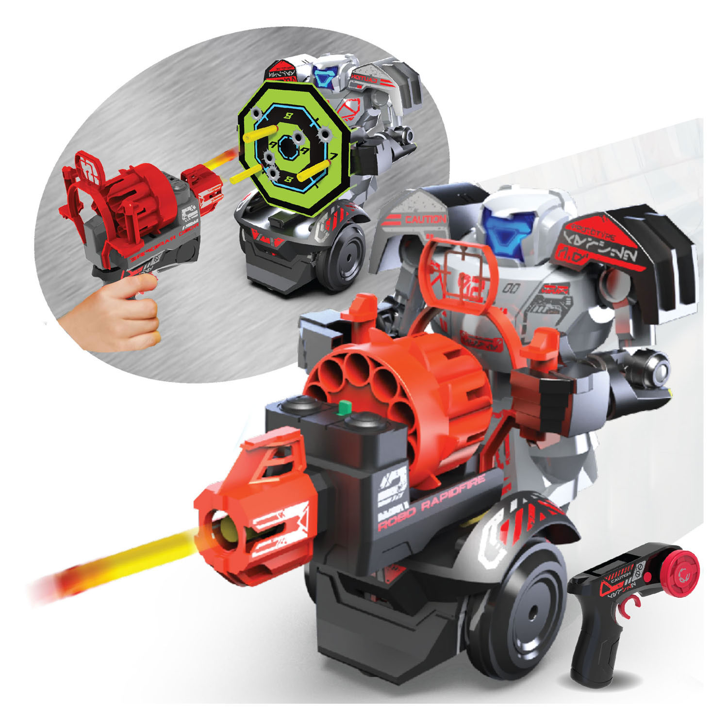 Robot de tir Silverlit Robo Rapidfire