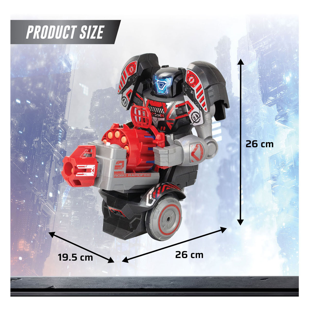 Robot de tir Silverlit Robo Rapidfire