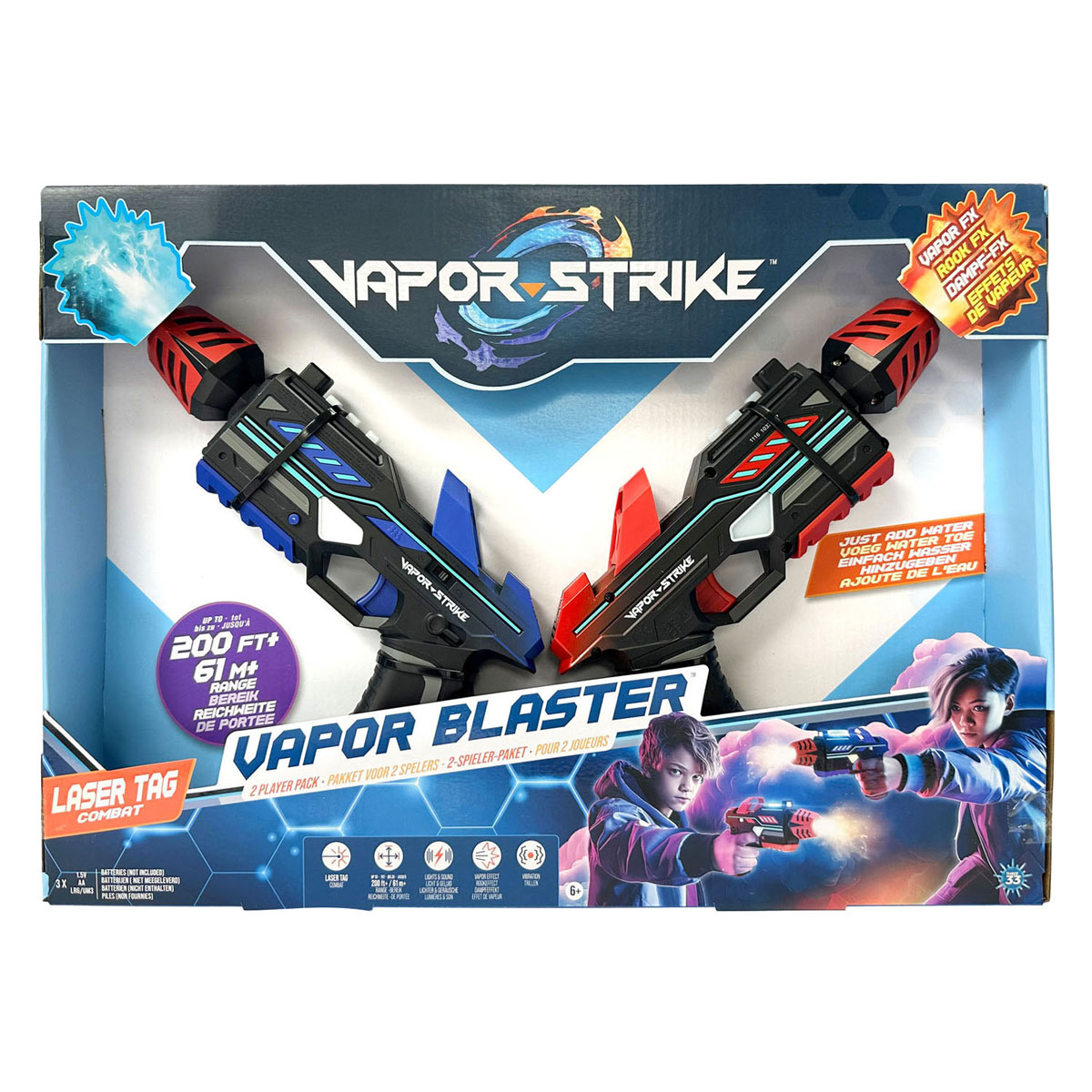 Vapor Strike Pistols Lasergame Spel, 2-pack