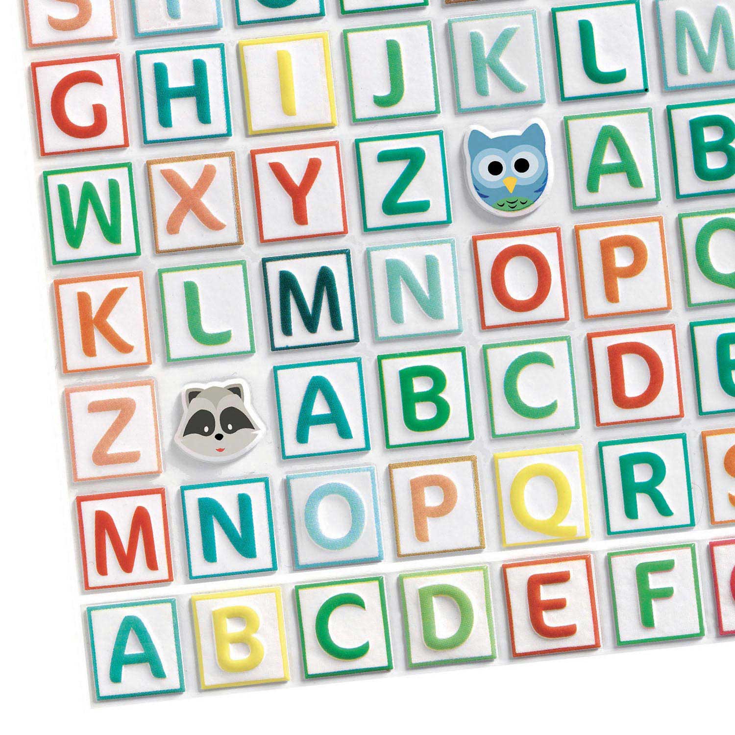 Djeco Autocollants 3D Alphabet